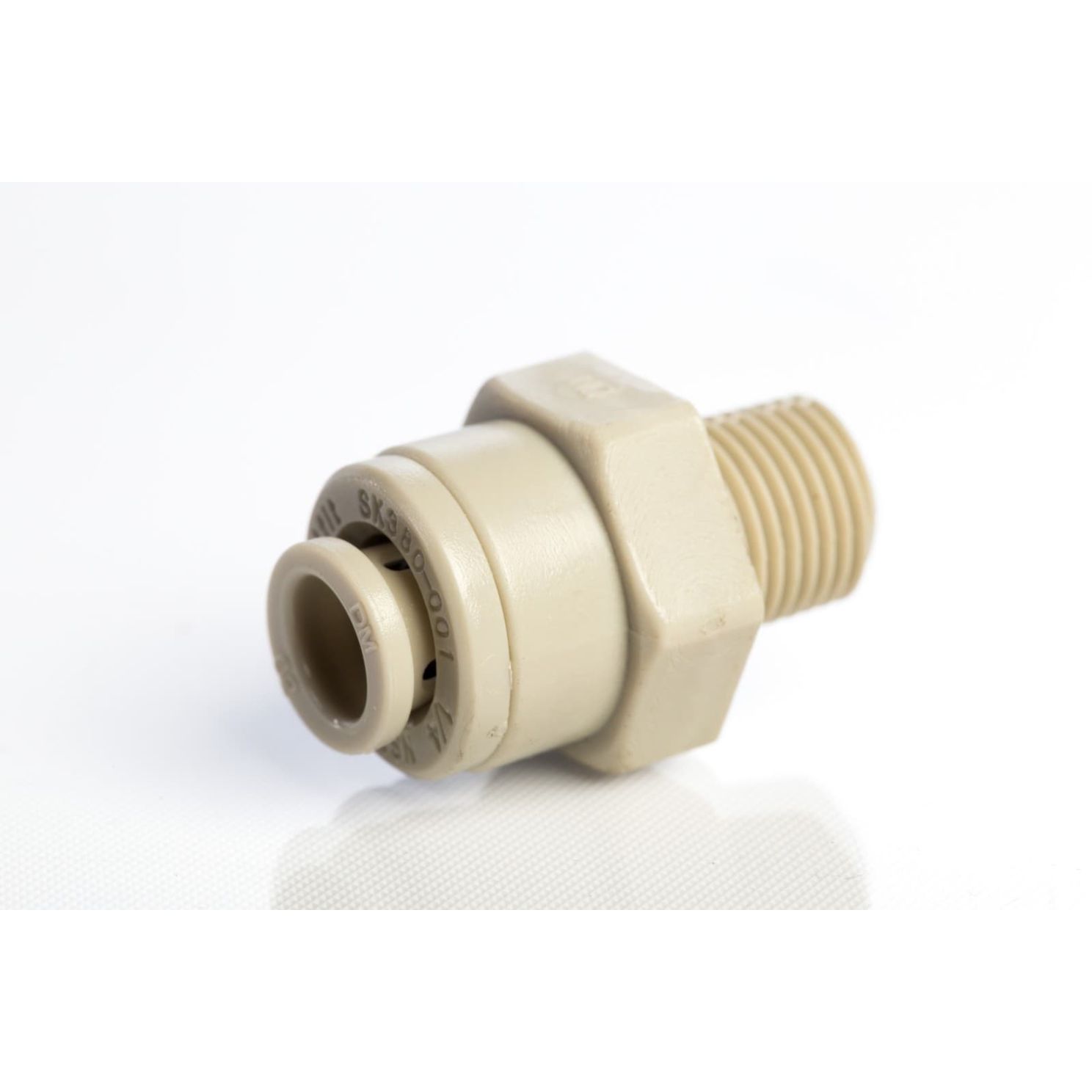 Push Connect Male Connector 1/4" Tube OD to 1/8" NPTM Thread