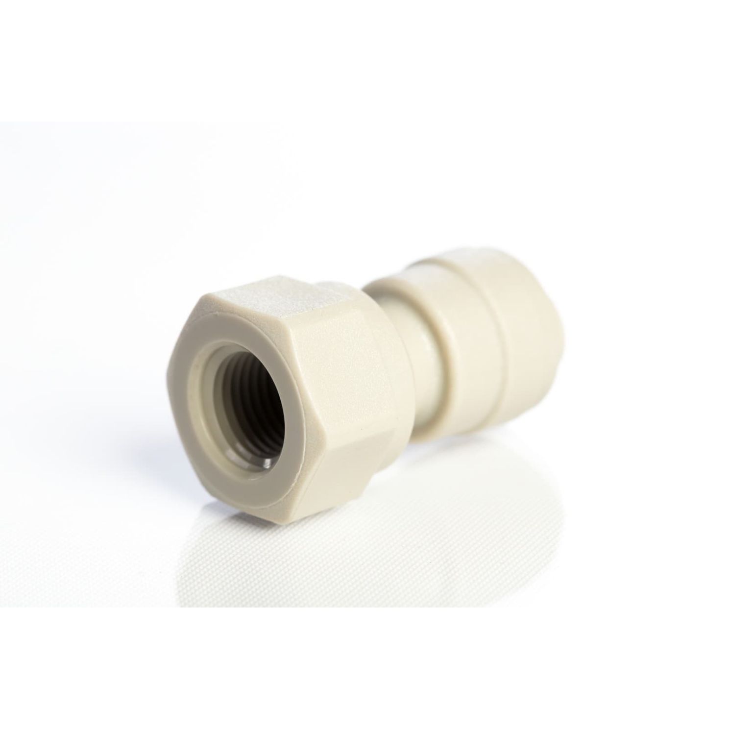 Push Connect Female Adapter 1/4" Tube OD to 1/8" NPTF Thread