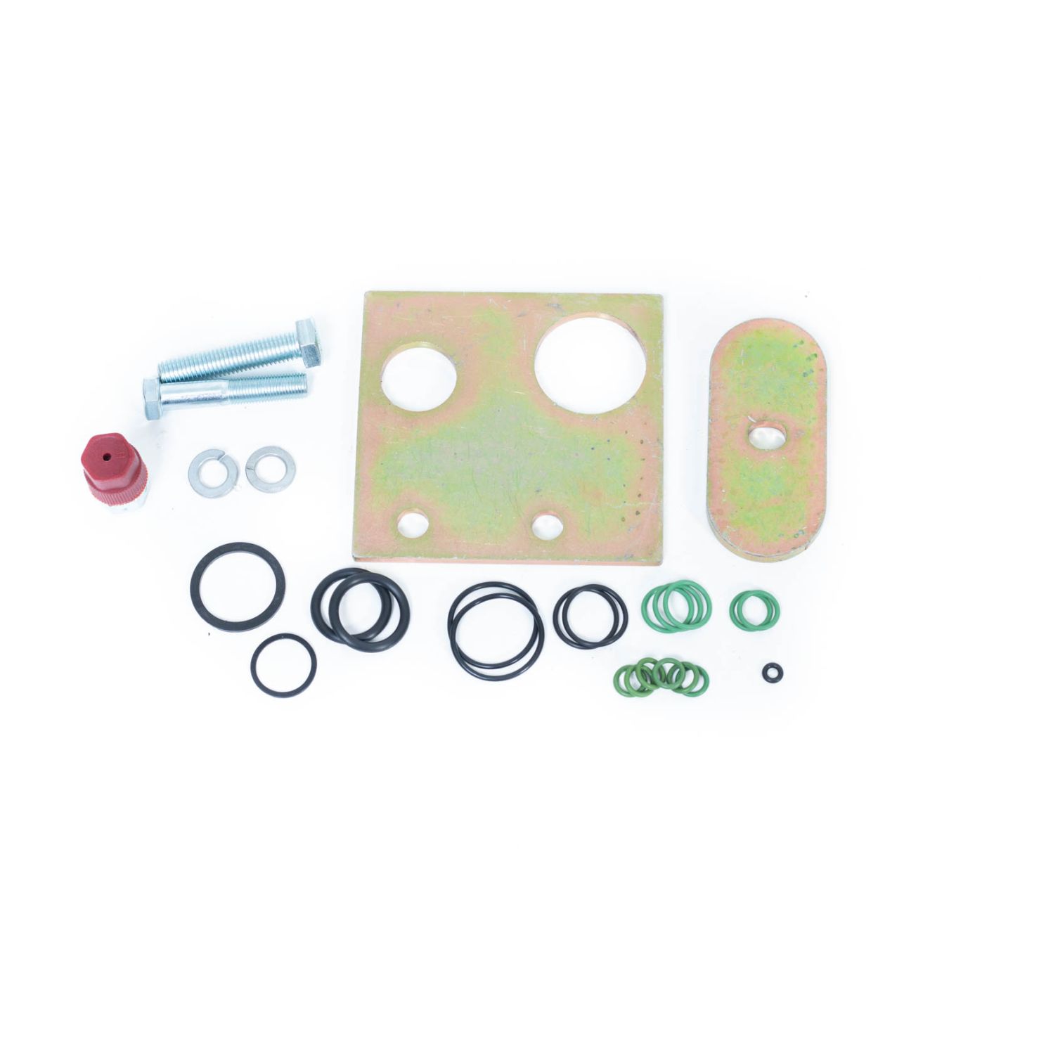 R134A 10 Piece A/C Hose and Steel Line Kit fits John Deere
