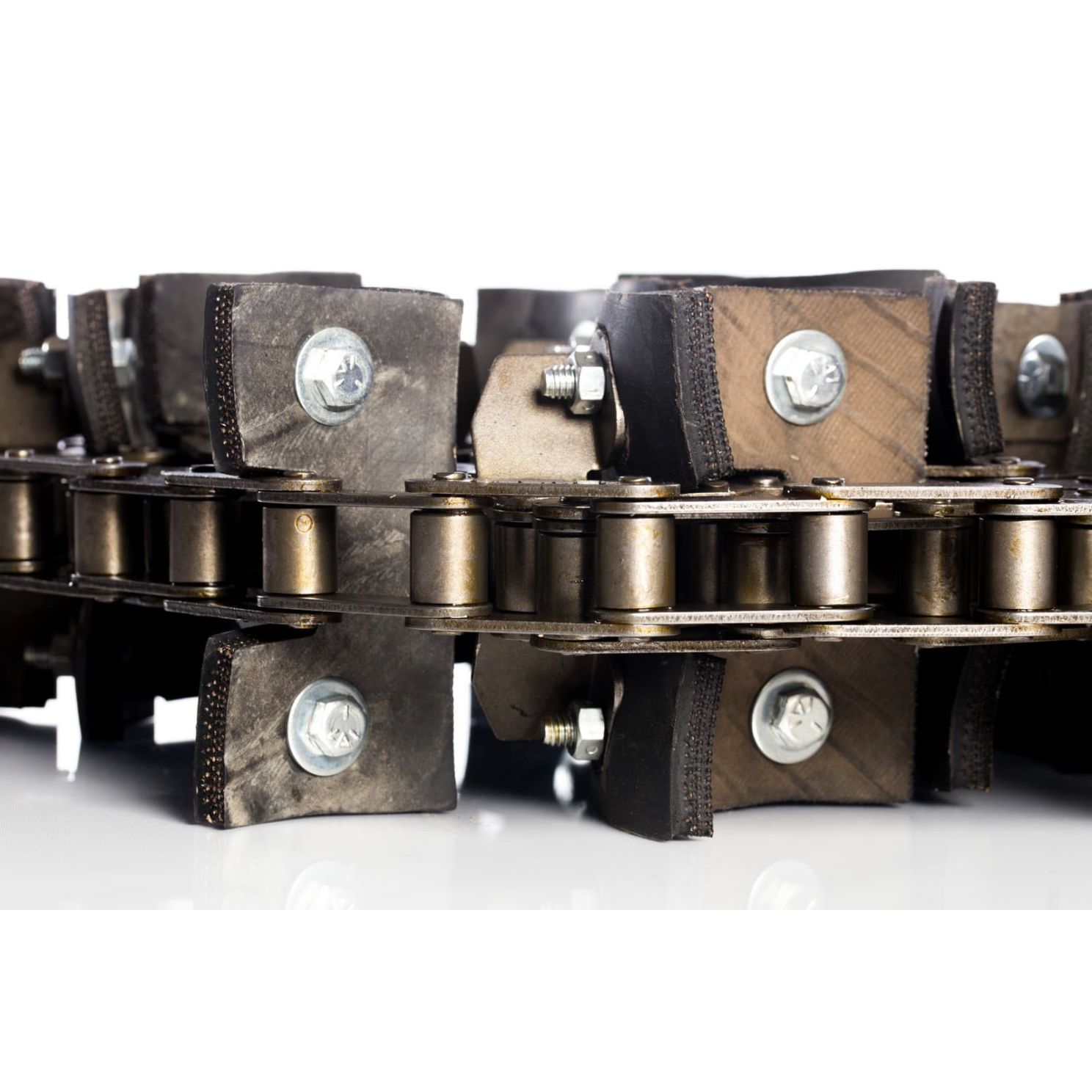 AH96388 Rubber Paddle Return Grain Elevator Chain Fits John Deere