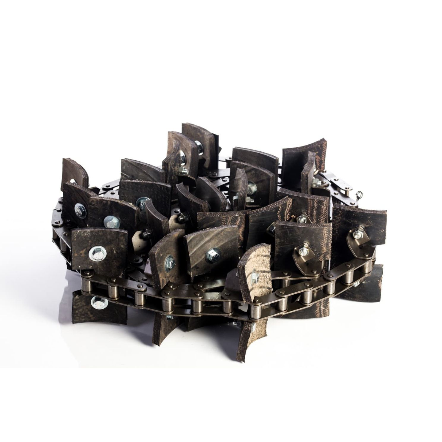 AH131074 Rubber Paddle Combine Return Grain Elevator Chain fits John Deere