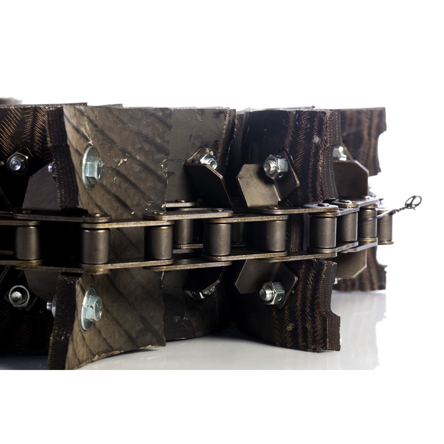 AH162441 Rubber Paddle Combine Clean Grain Elevator Chain