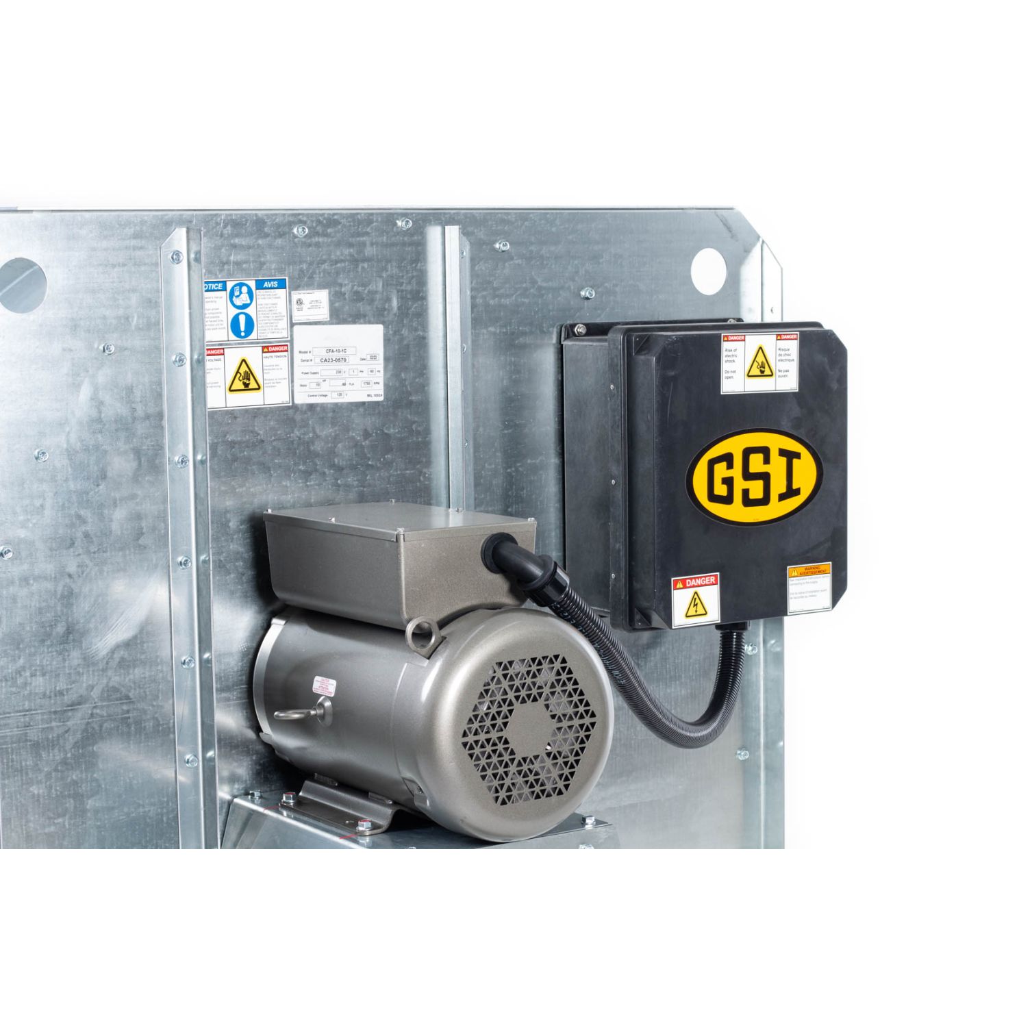 GSI 10HP Grain Bin Centrifugal Drying Fan 1750RPM 1 Phase