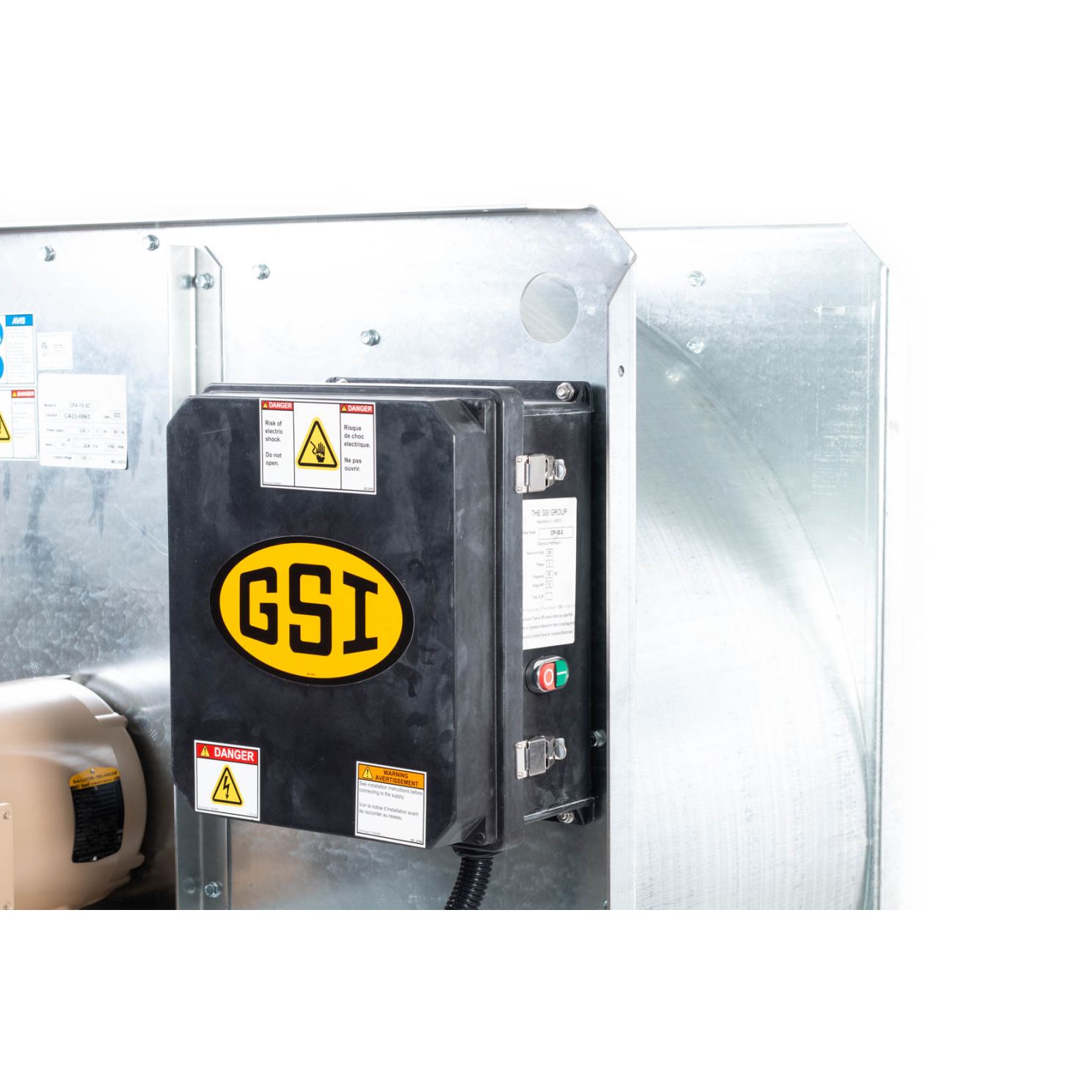 GSI 10HP Grain Bin Centrifugal Drying Fan 1750RPM 3 Phase