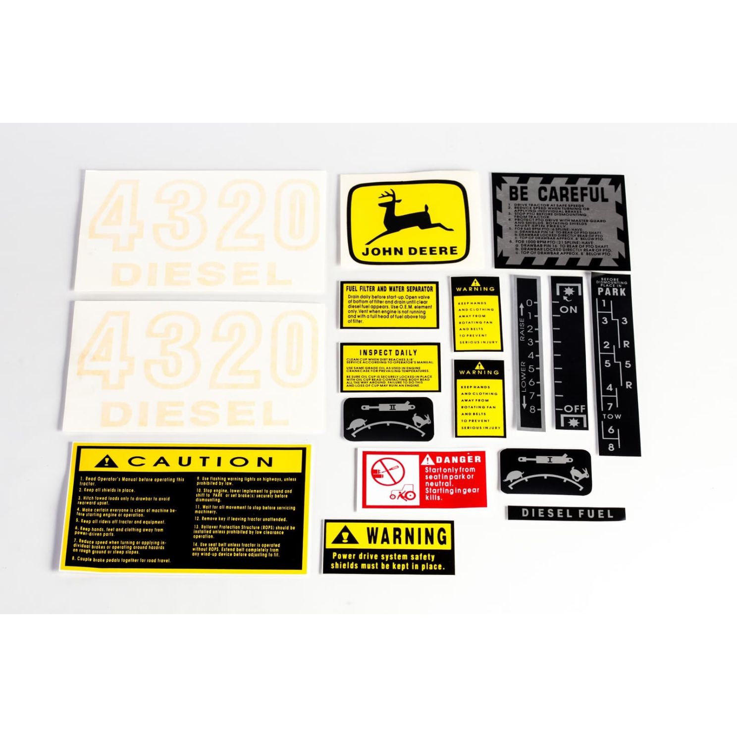 4320 Tractor Decal Set fits John Deere