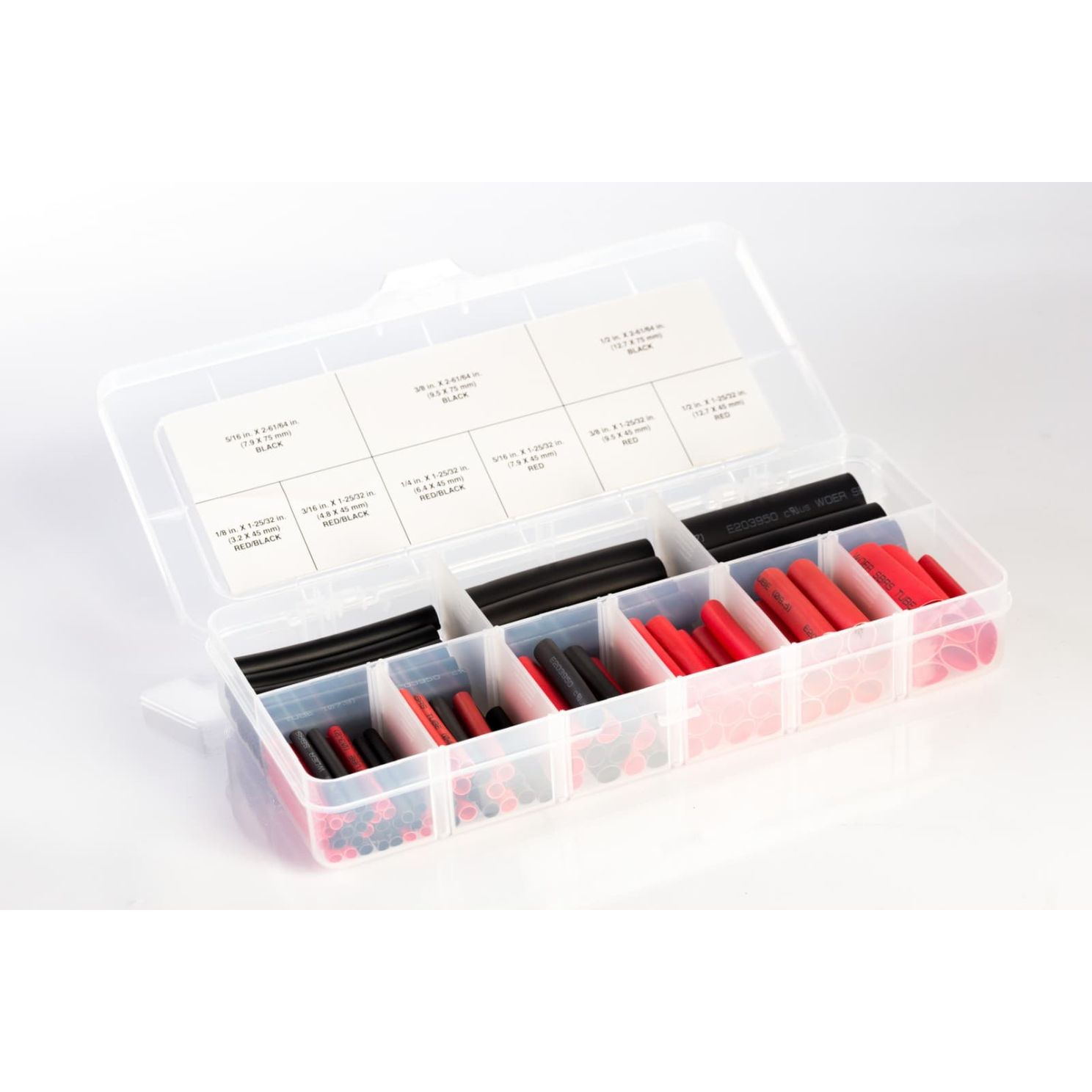Wilmar W541 Heat Shrink Tubing Assorment Set 106pc.
