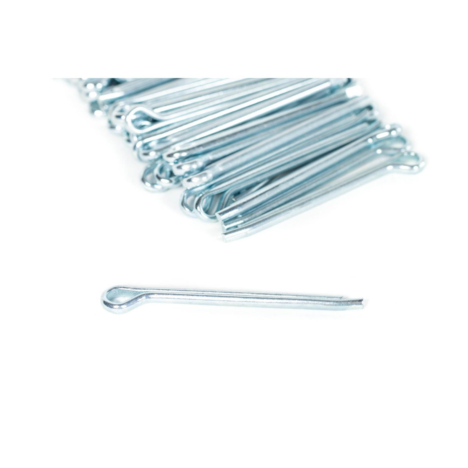 Hammerlock Cotter Pin, Steel, Zinc Finish, 0.172" Head Diameter, 5/32 x 2"