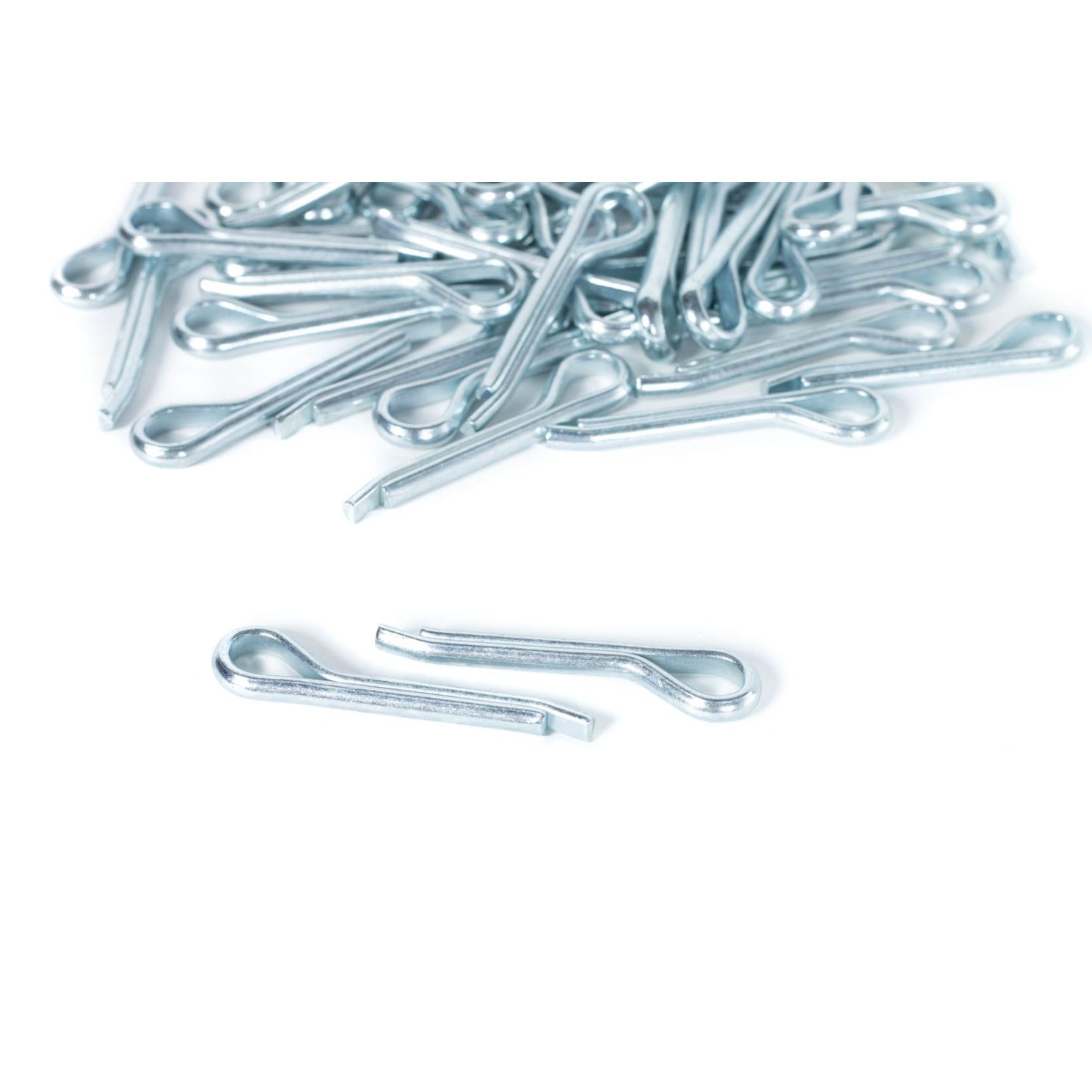 Hammerlock Cotter Pin, Steel, Zinc Finish, 0.5" Head Diameter, 1/4 x 1-1/2"