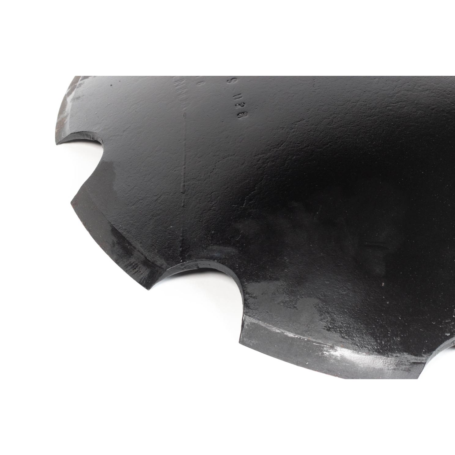 24" x 6.35mm Plain Cone Notched Disc Tillage Blade 1-1/4" Square x 1-1/2" Round