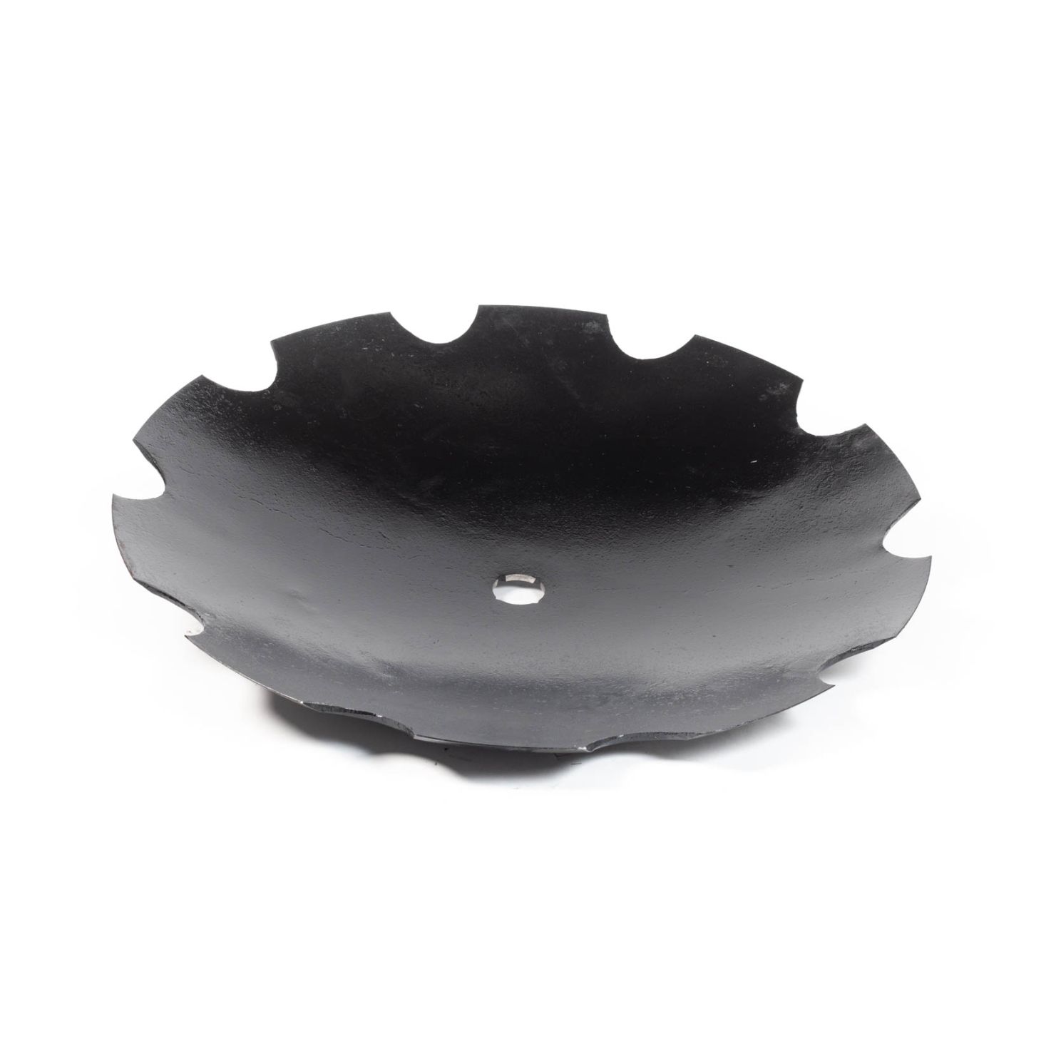 24" x 6.35mm Plain Cone Notched Disc Tillage Blade 1-1/4" Square x 1-1/2" Round