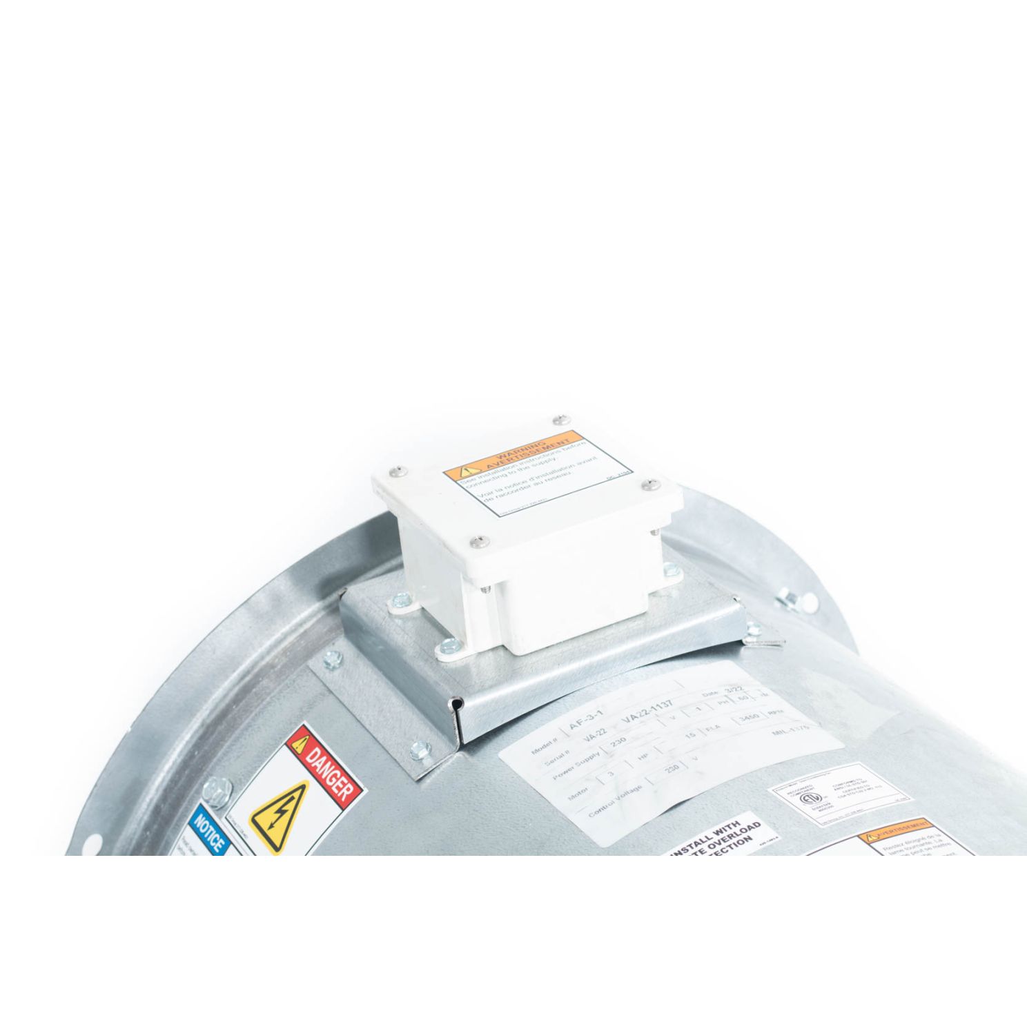 GSI 18'' Grain Bin Vane Axial Aeration 1 Phase Fan AF-3-1G