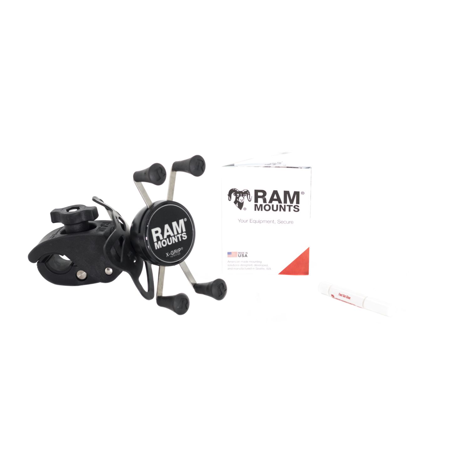 Ram Mount X-Grip Phone Mount with Low Profile RAM Tough-Claw Base RAM-HOL-UN7-400U