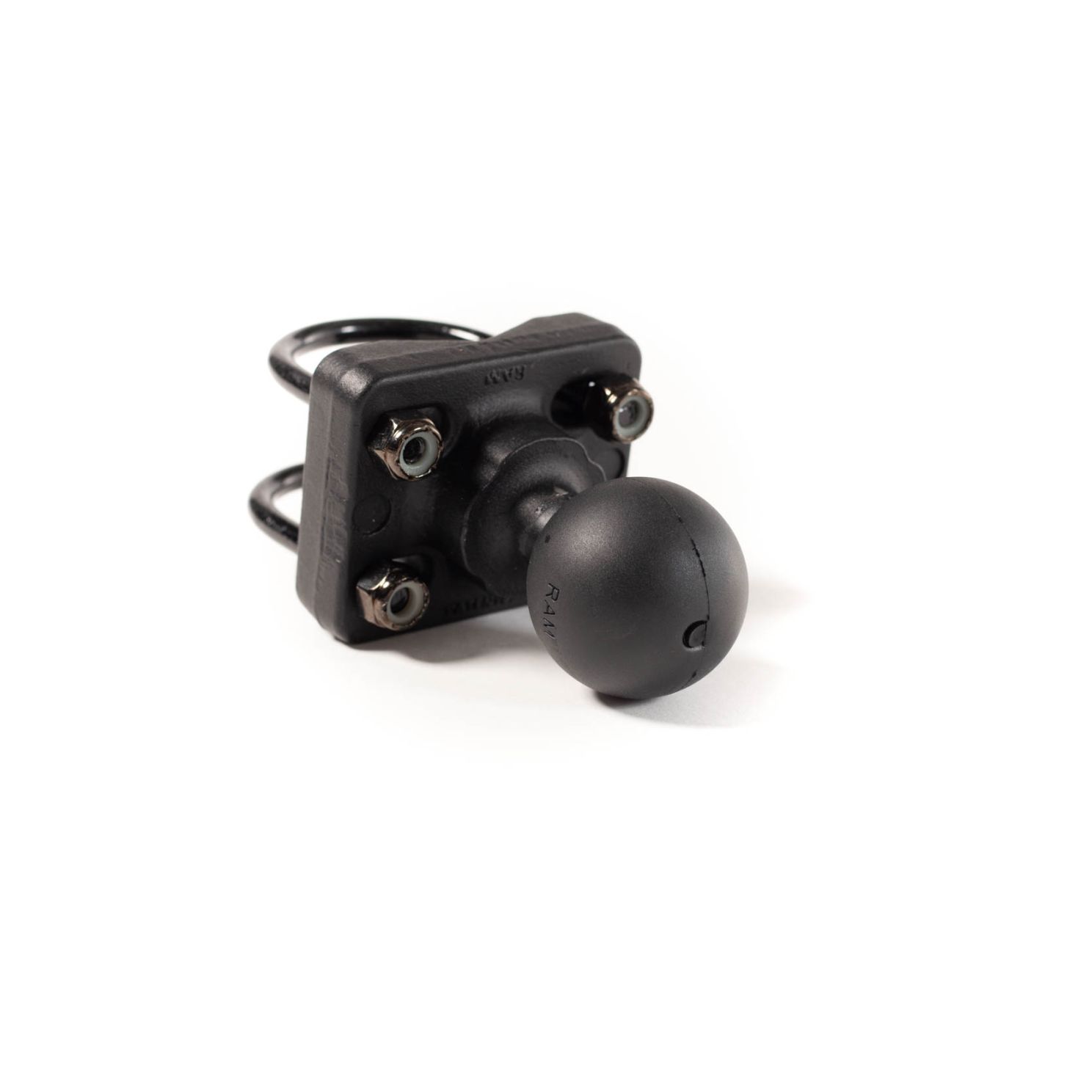 Ram 1.5" C Ball Mount Double U-Bolt Ball Base for 1.25" - 1.5" Rails RAM-235-1U