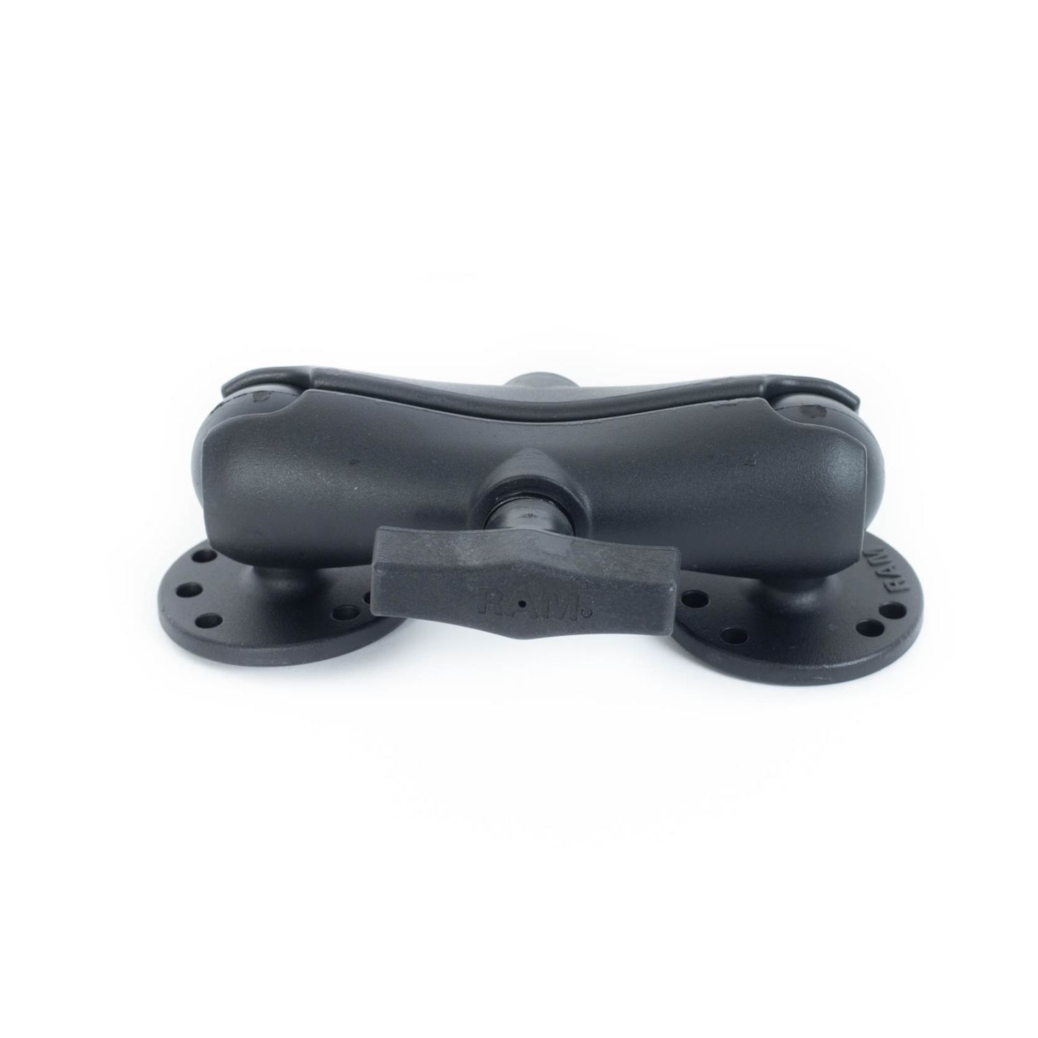 Ram 1.5" C Ball Double Mount with Two Round Plates RAM-101U