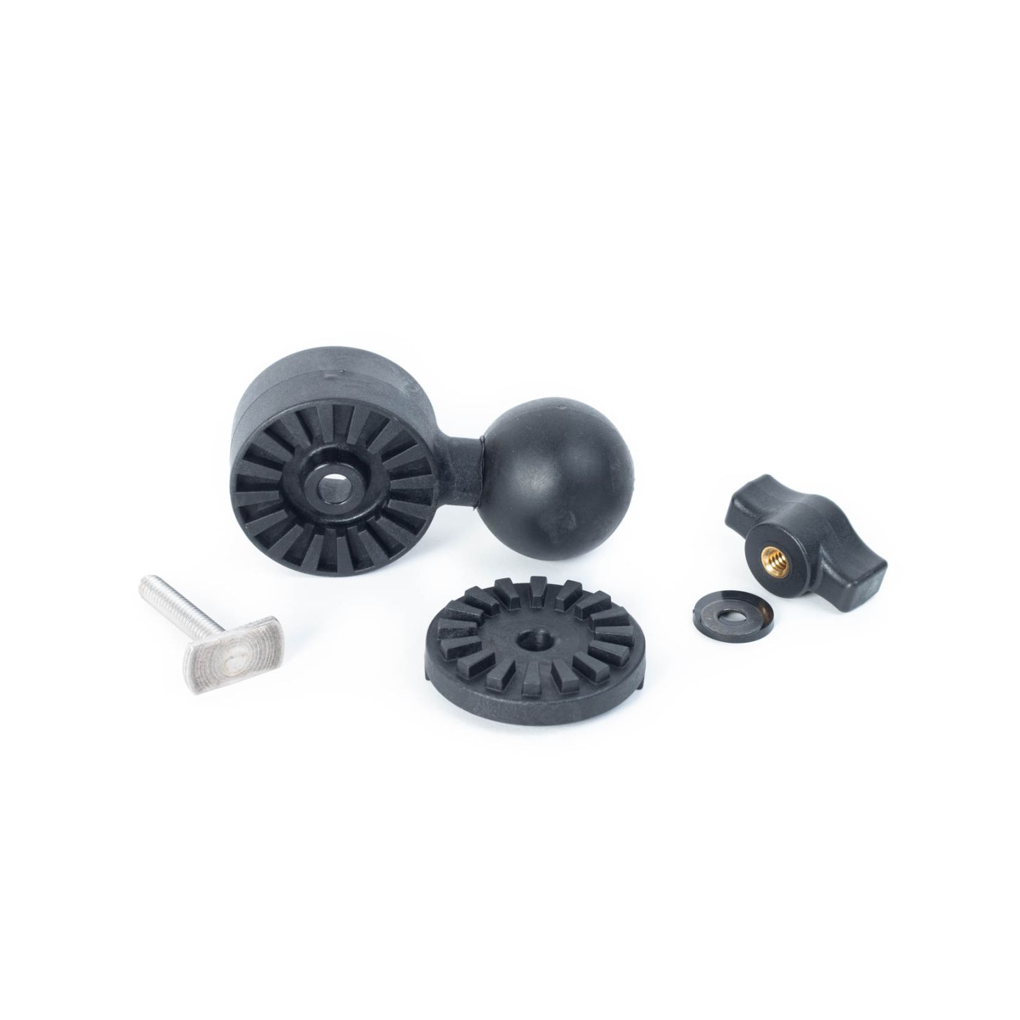 Ram 1.5" C Ball Track Ball with Side Track Base RAP-354-AAPRU
