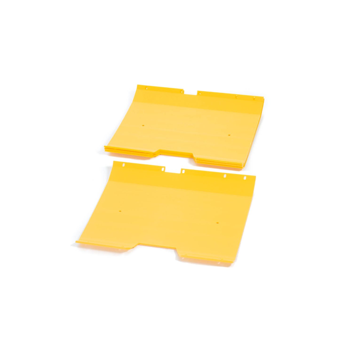 20' Yellow Poly Wear Shoe Skid Kit fits John Deere
