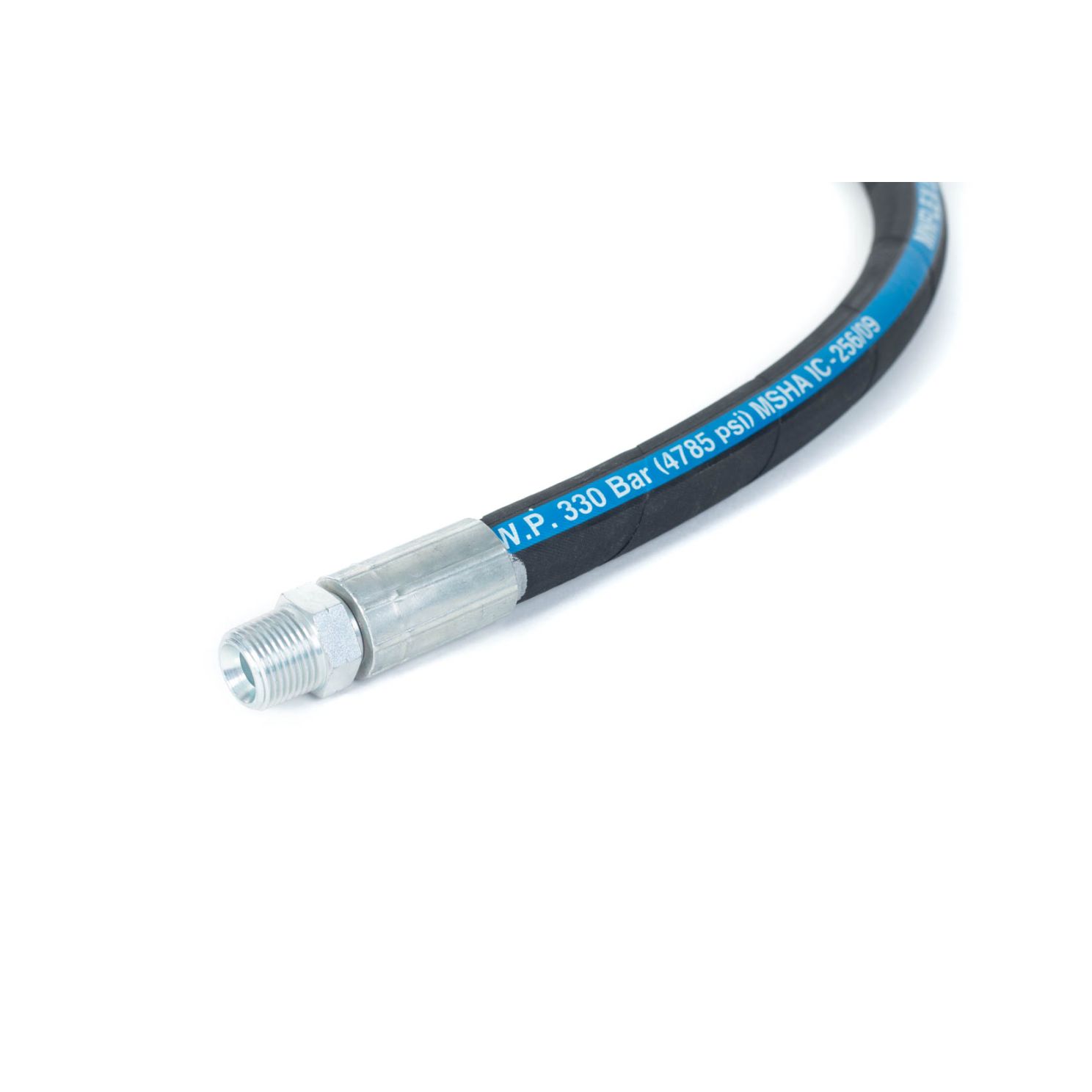 3/8" x 3' SAE 2SN/100R2AT MFC Hydraulic Hose Assembly
