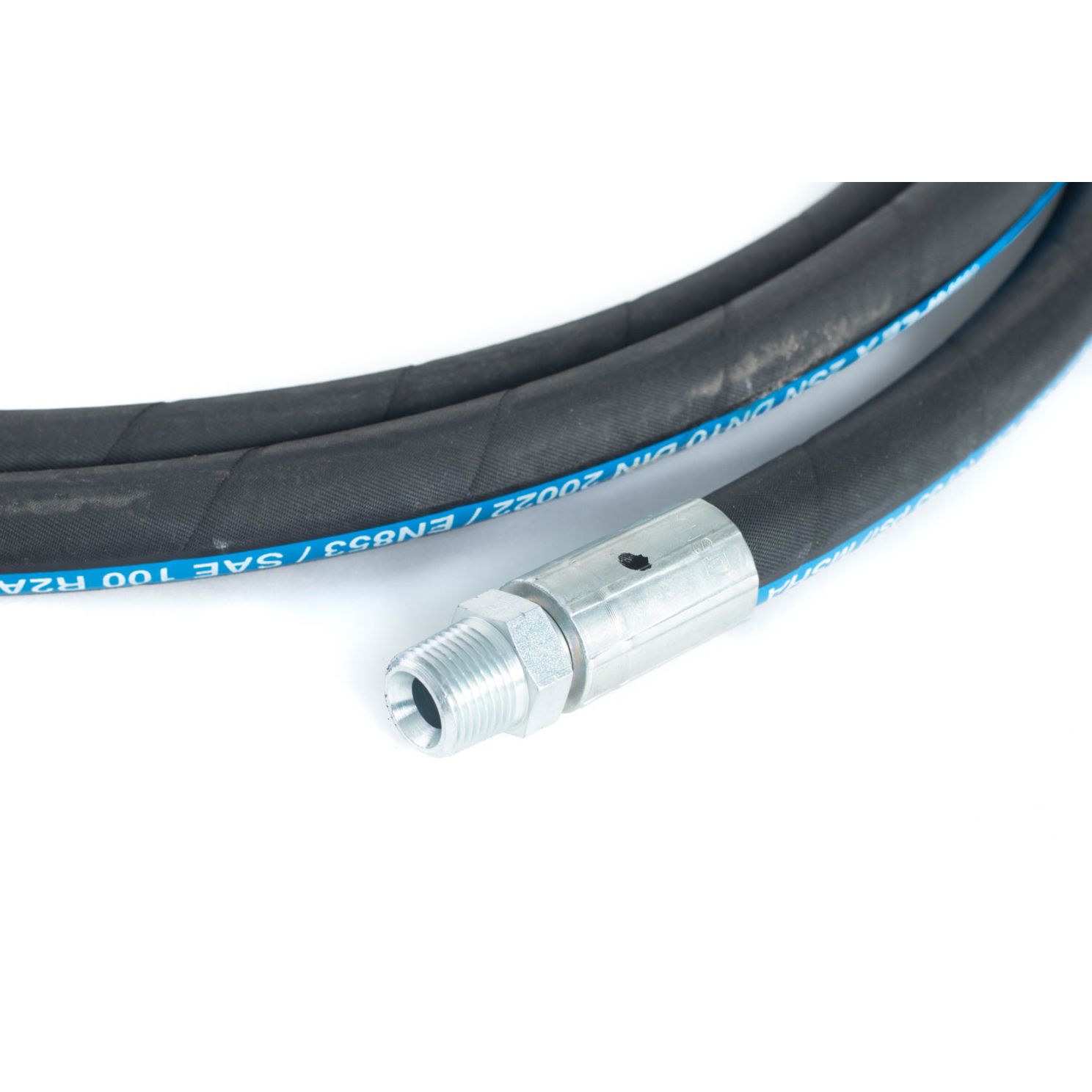 3/8" x 10' SAE 2SN/100R2AT MFC Hydraulic Hose Assembly