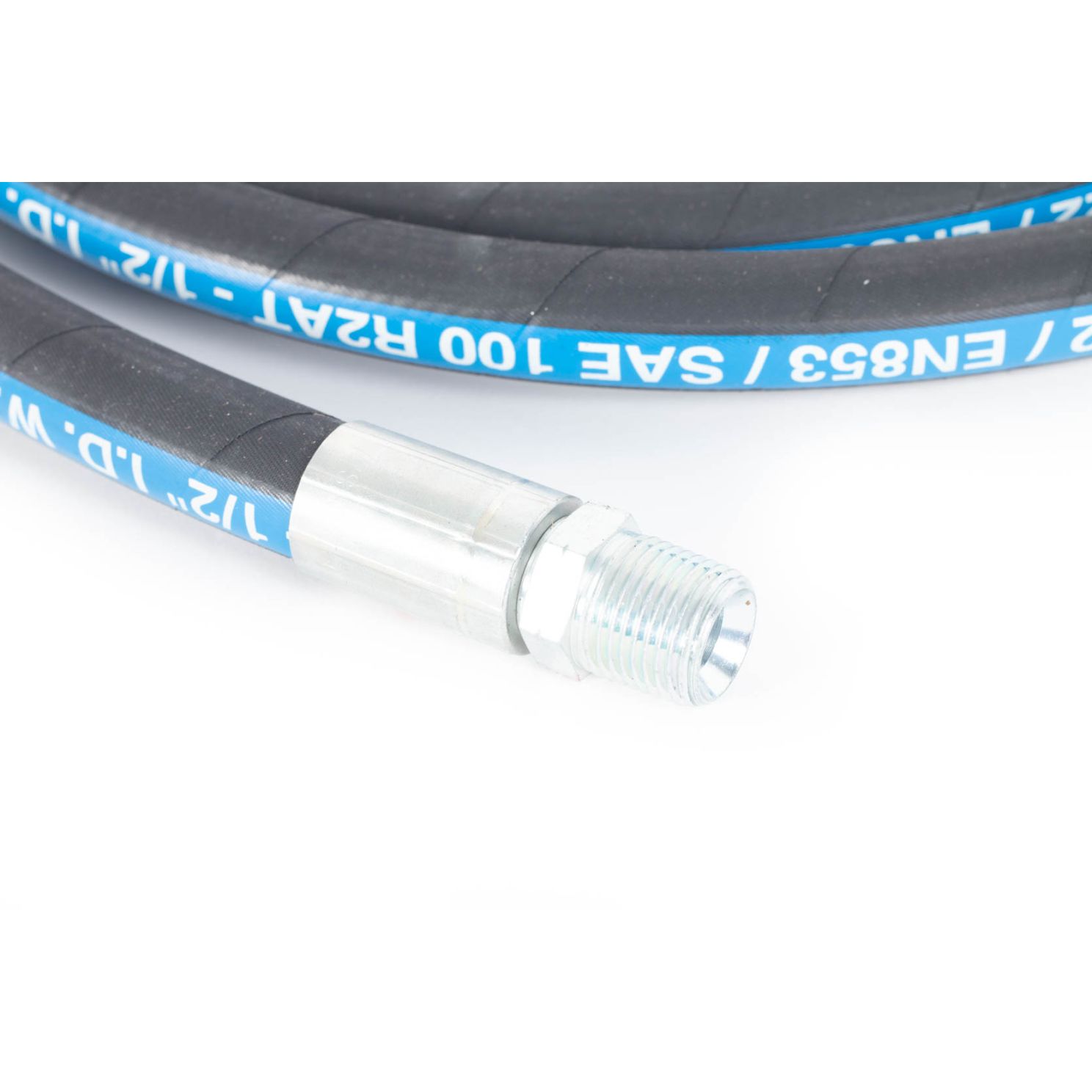 1/2" x 9' SAE 2SN/100R2AT MFC Hydraulic Hose Assembly
