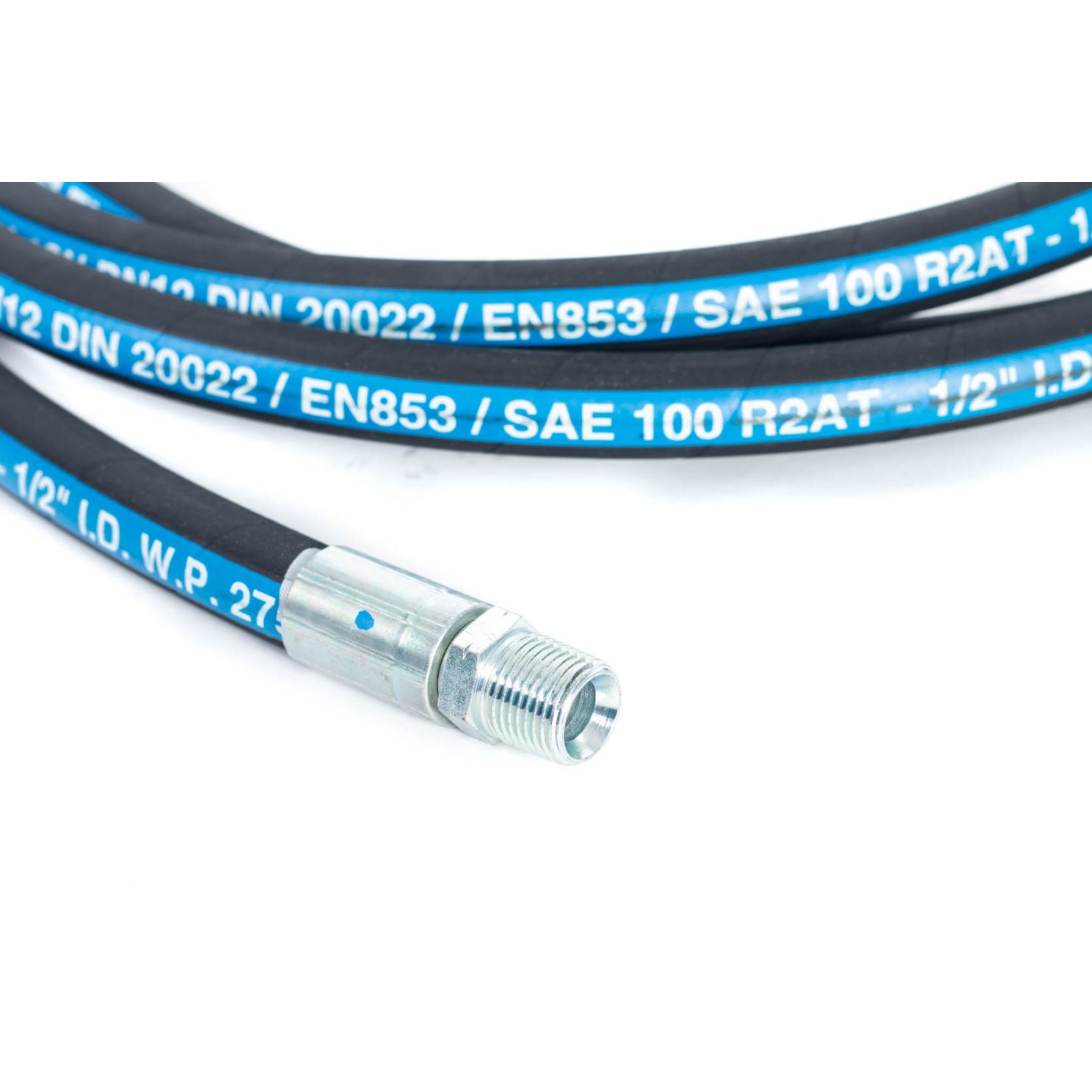 1/2" x 16' SAE 2SN/100R2AT MFC Hydraulic Hose Assembly