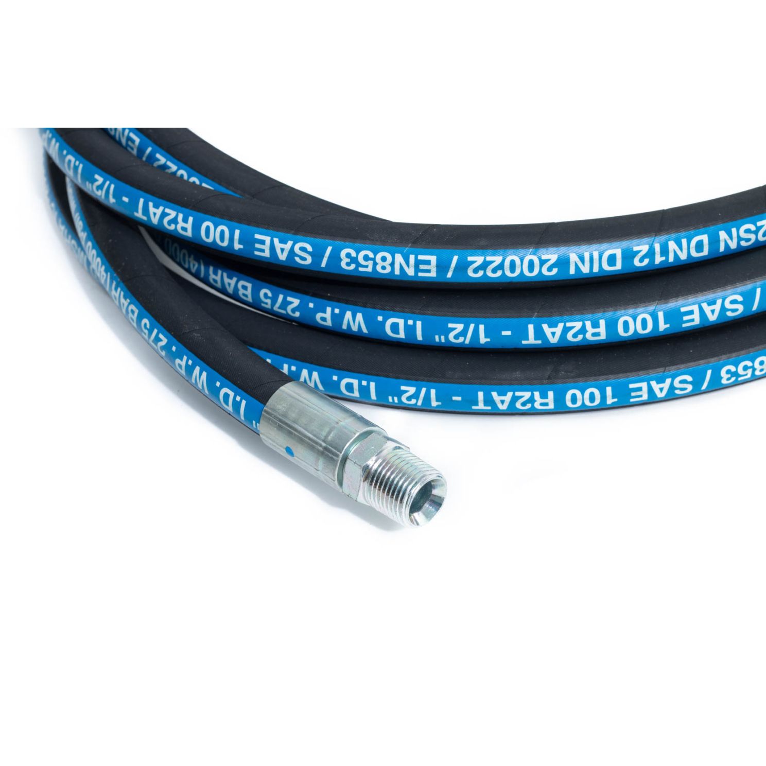 1/2" x 18' SAE 2SN/100R2AT MFC Hydraulic Hose Assembly