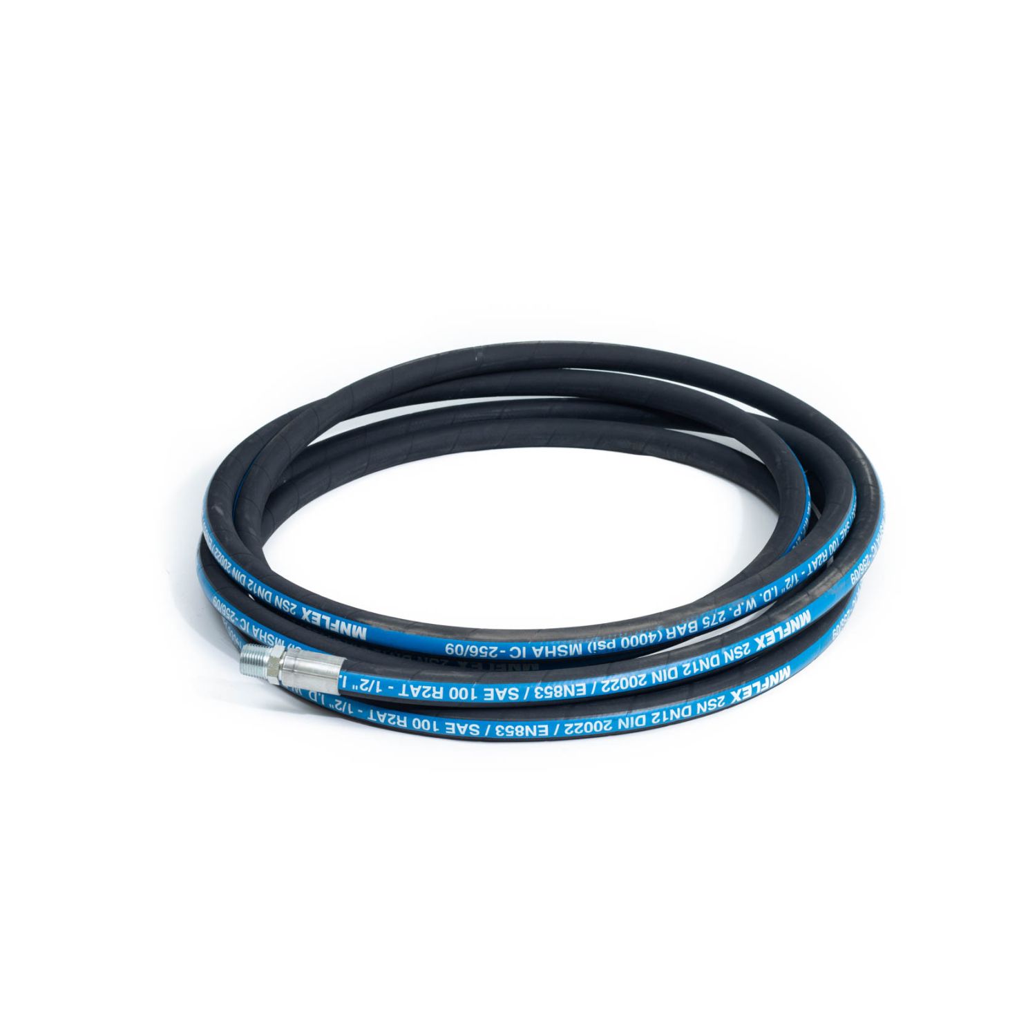 1/2" x 20' SAE 2SN/100R2AT MFC Hydraulic Hose Assembly