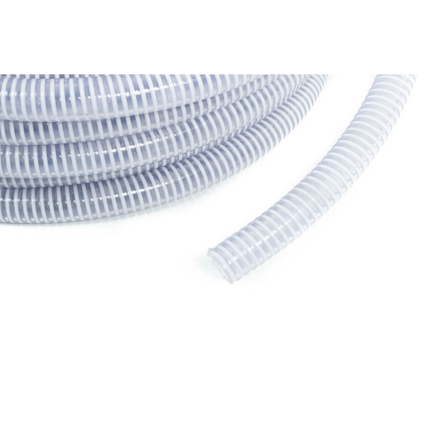 1'' x 100' Coil PVC Clear Water Suction Hose