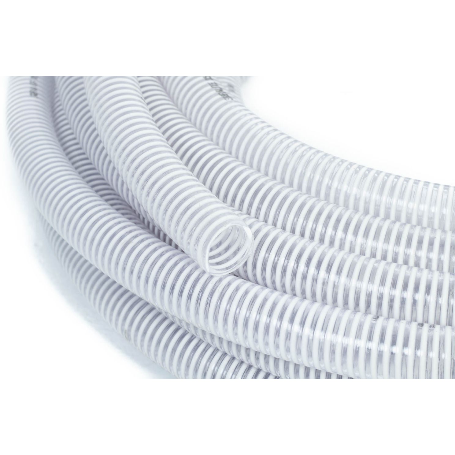 1-1/4'' x 100' Coil PVC Clear Water Suction Hose