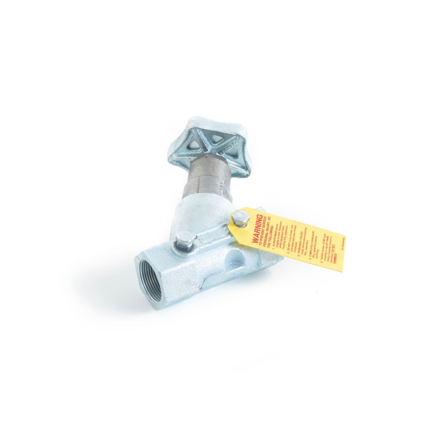 1-1/4" FPT X 1-1/4" NH3 45 Degree Globe Valve A-2525-HSB