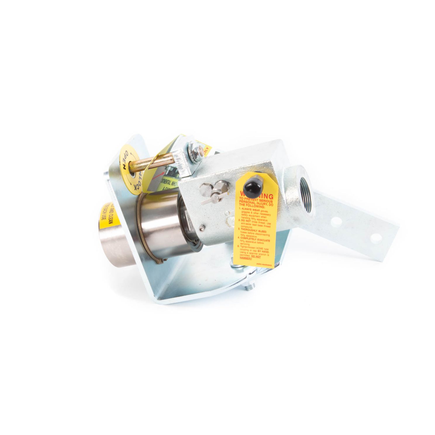 1-1/4" NH3 Full Port Swing Valve Breakaway Coupler A-SWV-125