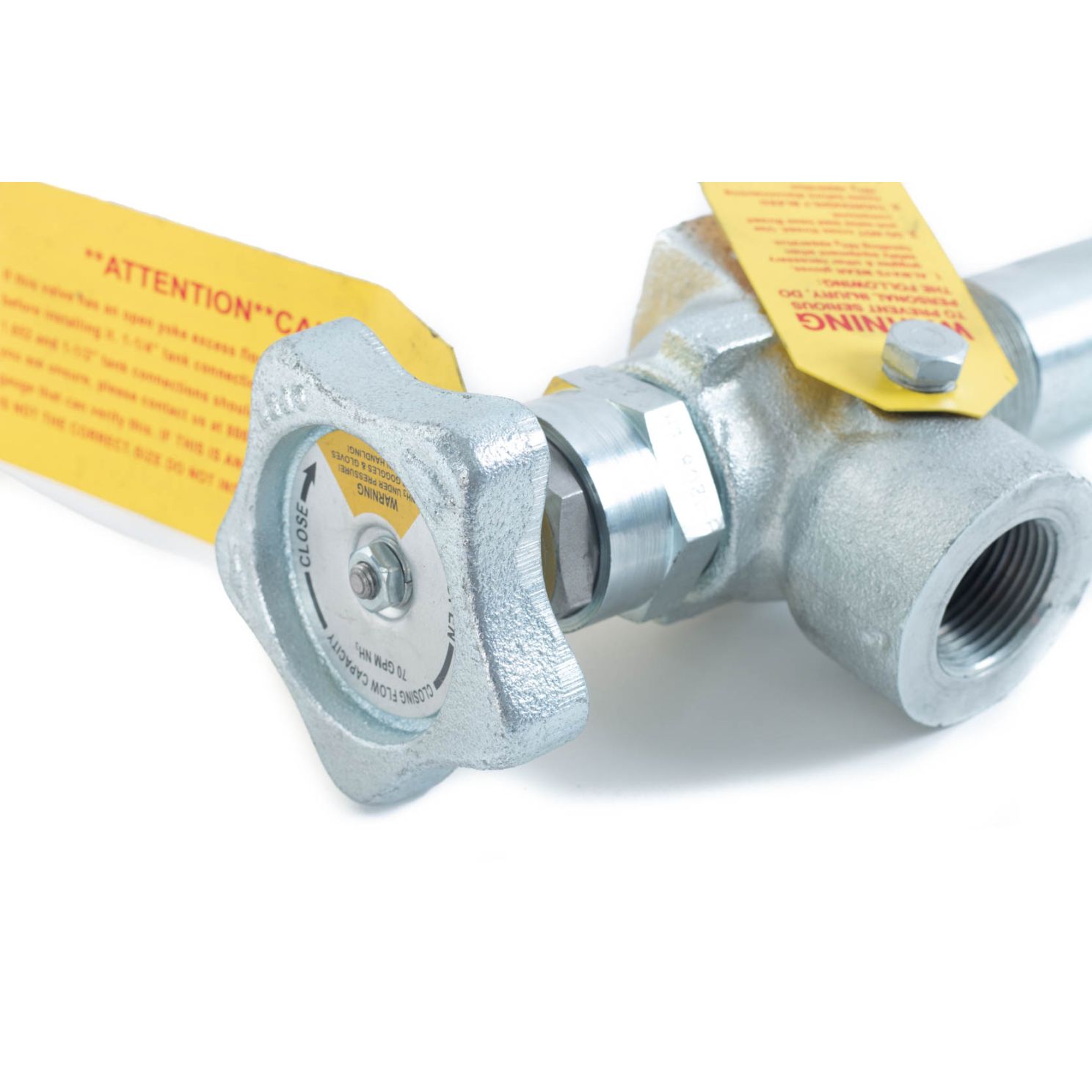1-1/4" FPT x 1" MPT NH3 Riser Valve B-1208-ER