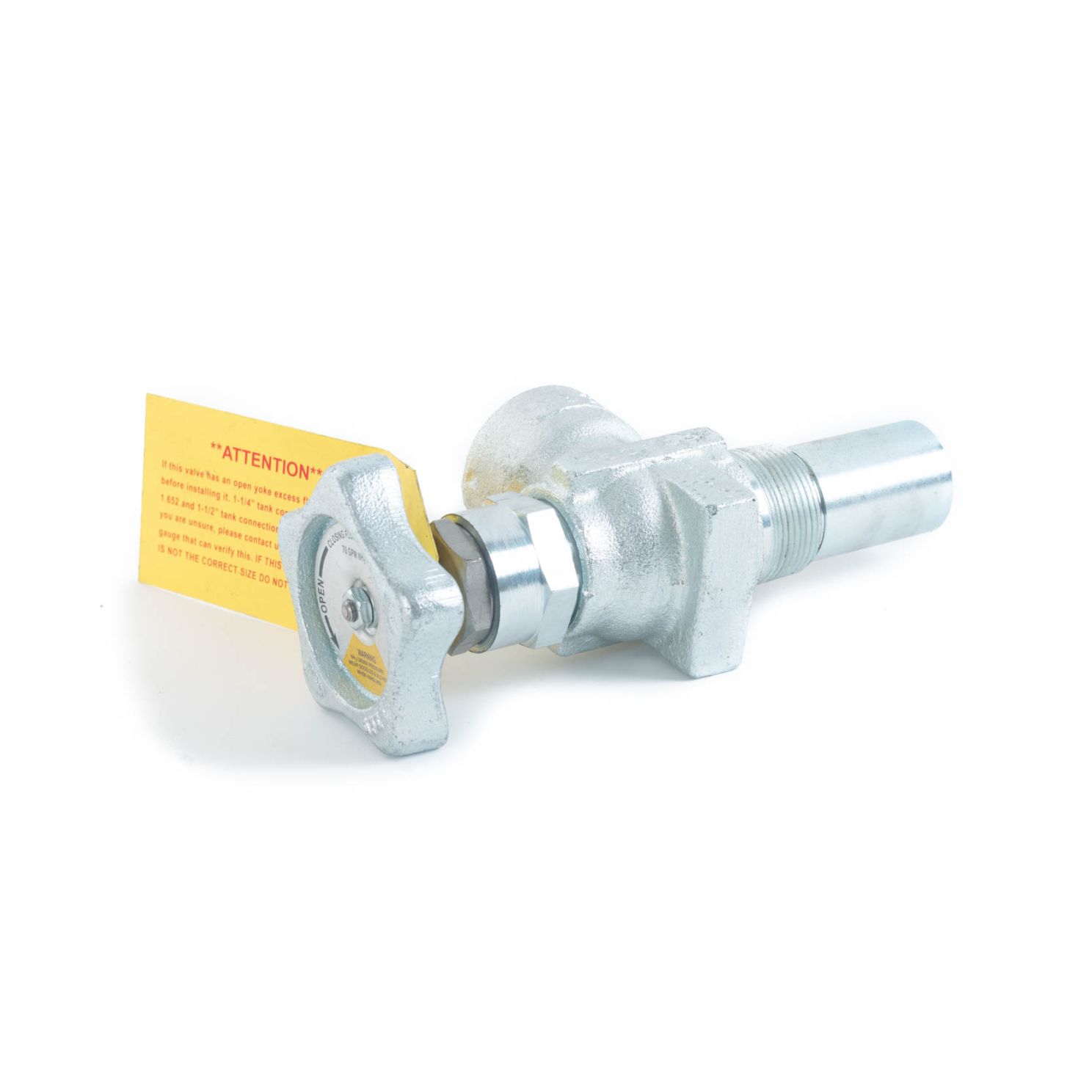 1-1/4" FPT x 1" MPT NH3 Riser Valve B-1208-ER