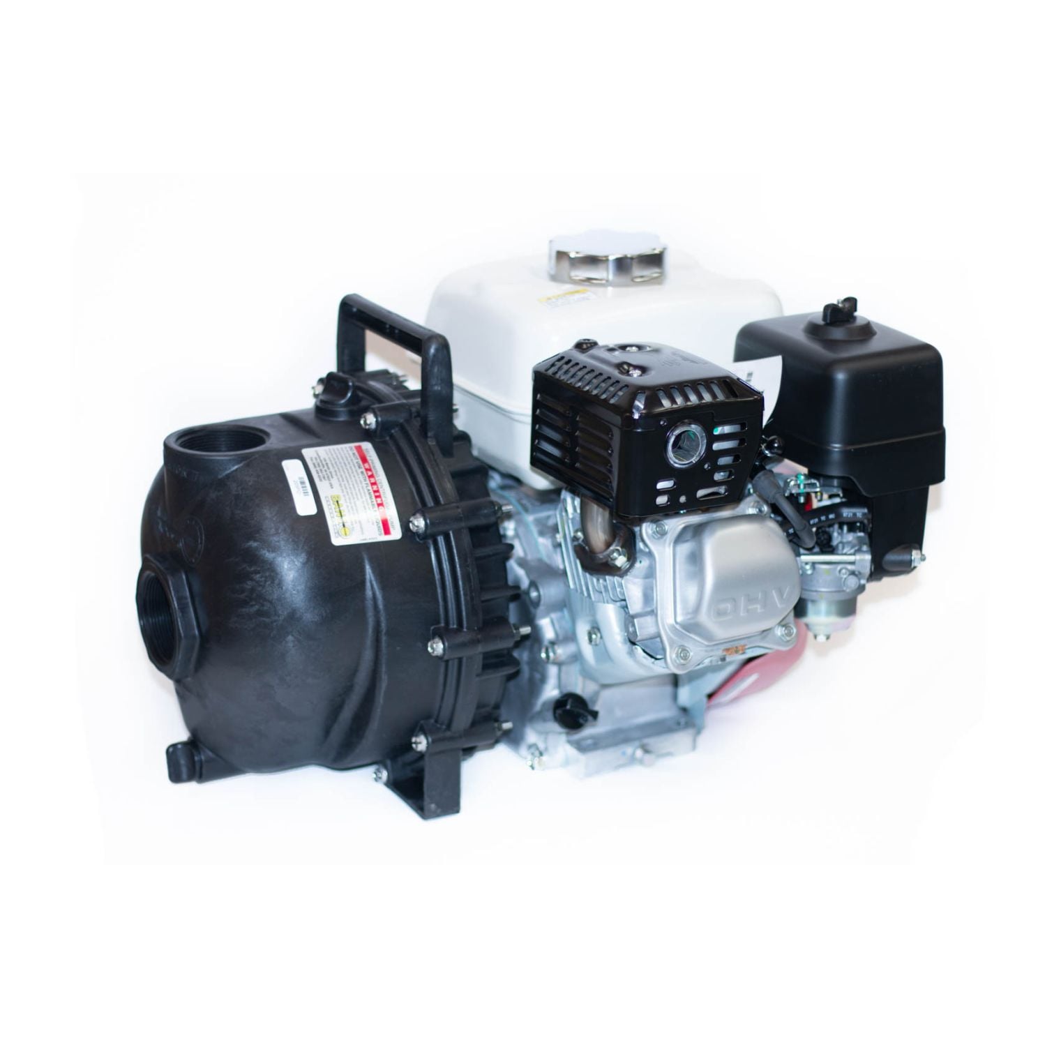 Banjo 2" Poly Self Priming Transfer Pump with Honda 5.5 HP Engine Electric Start