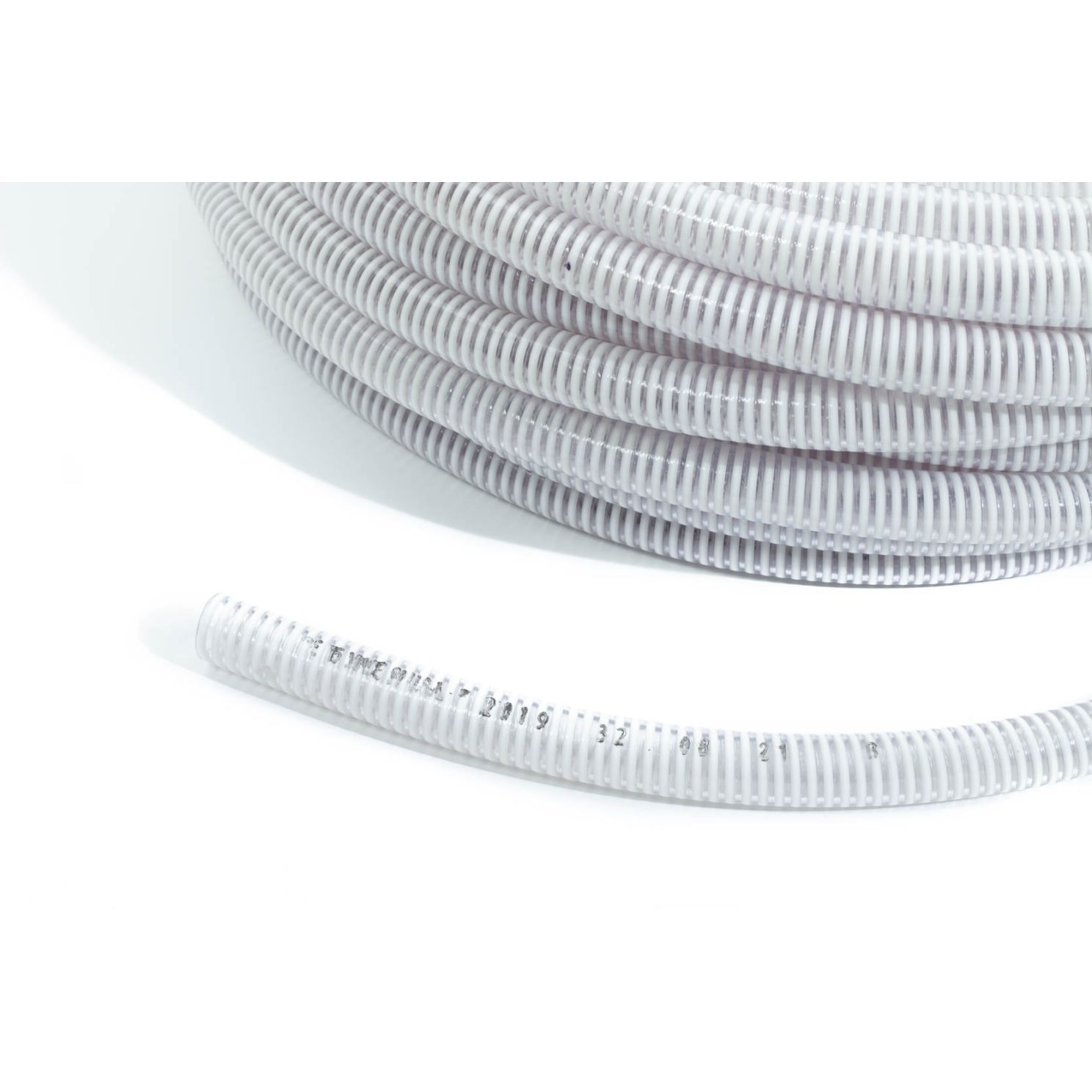 3/4'' x 100' Coil PVC Clear Water Suction Hose