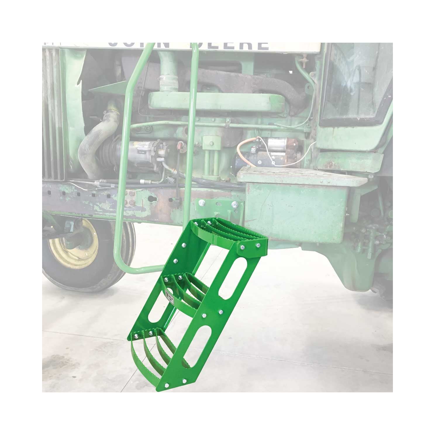 3436 K&M Tractor Step Kit with handrail fits John Deere