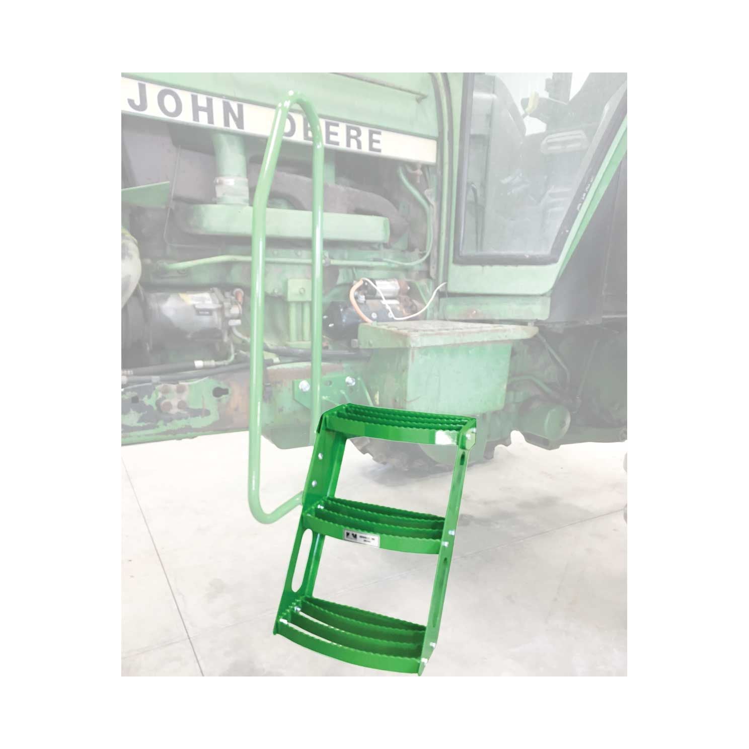 3436 K&M Tractor Step Kit with handrail fits John Deere