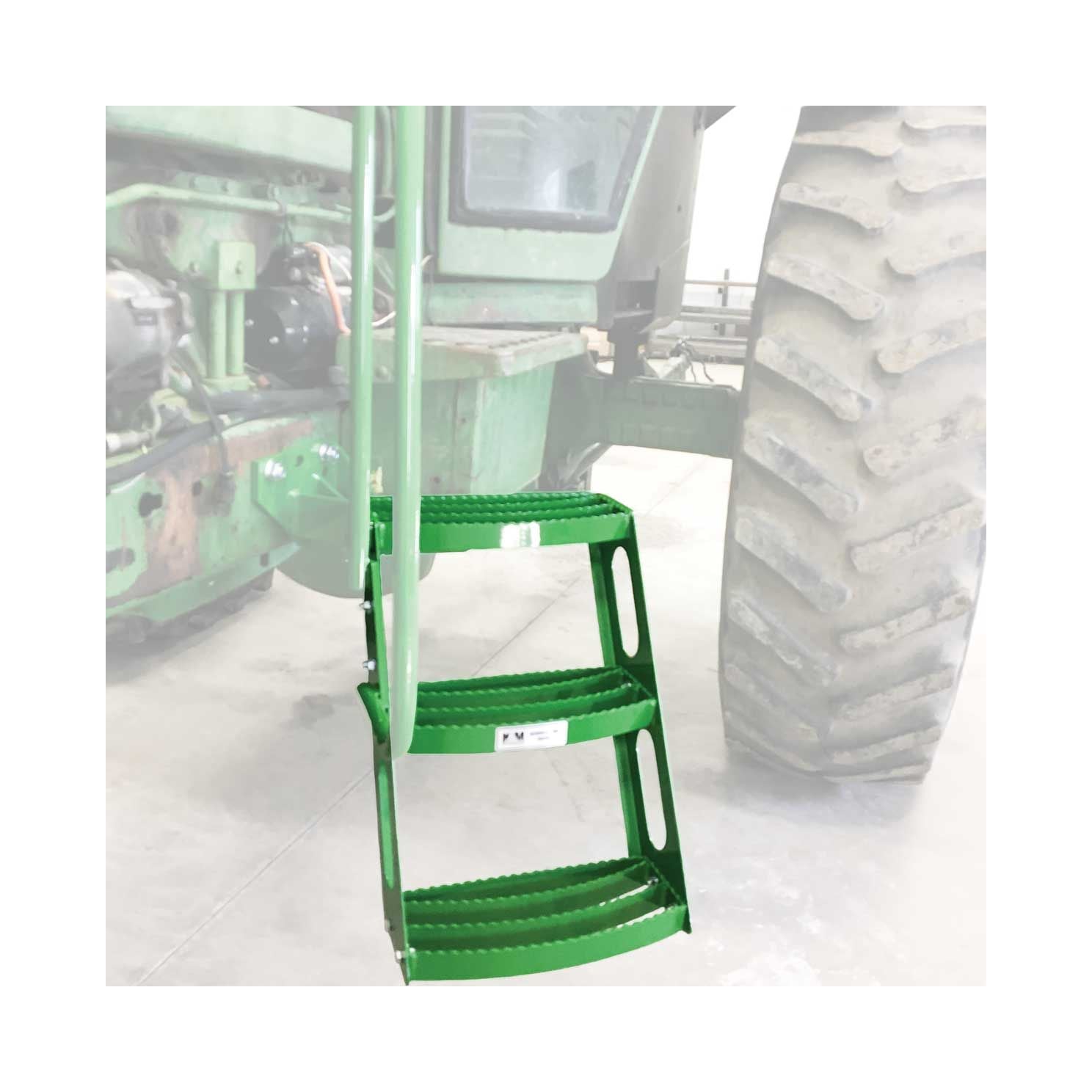 3436 K&M Tractor Step Kit with handrail fits John Deere