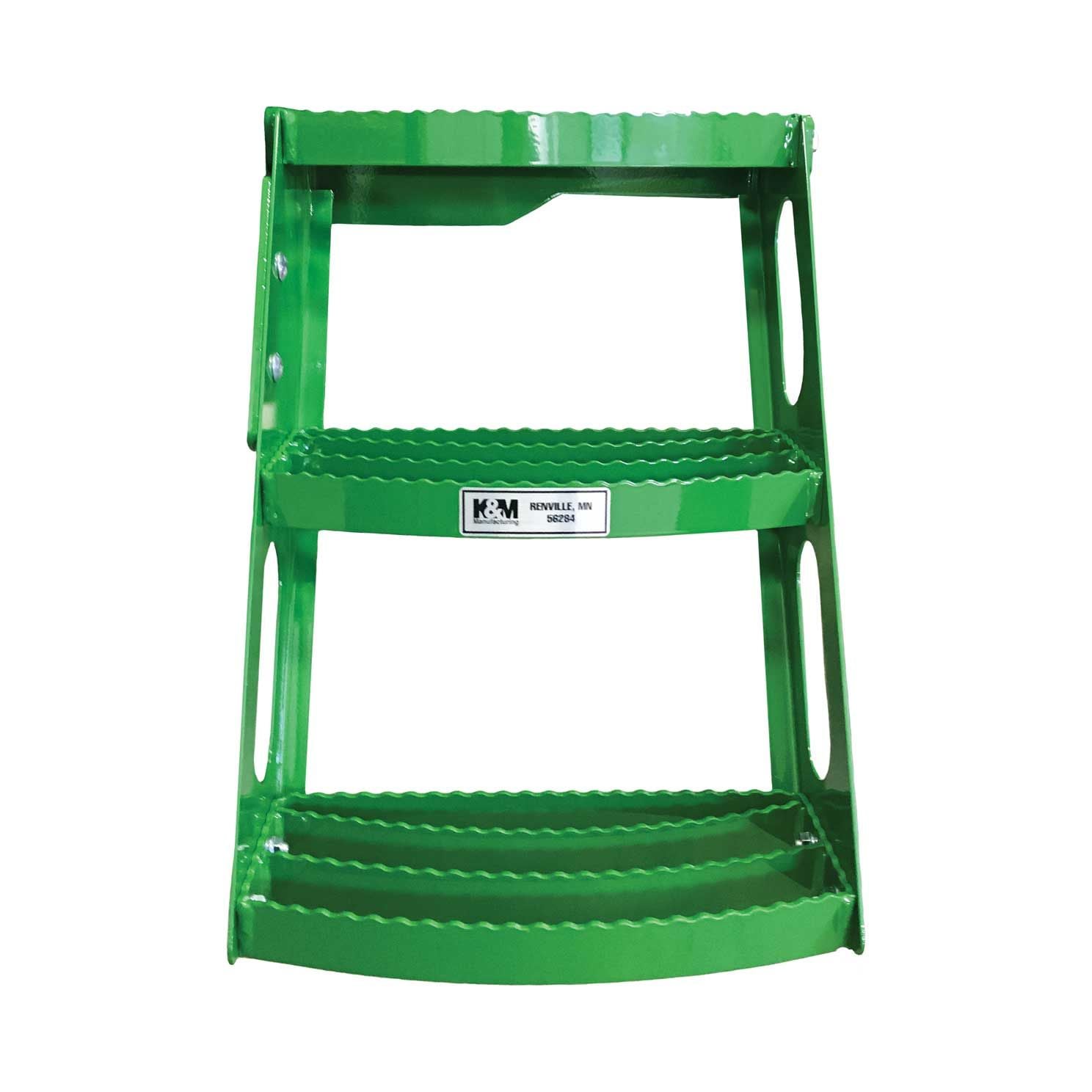 3436 K&M Tractor Step Kit with handrail fits John Deere