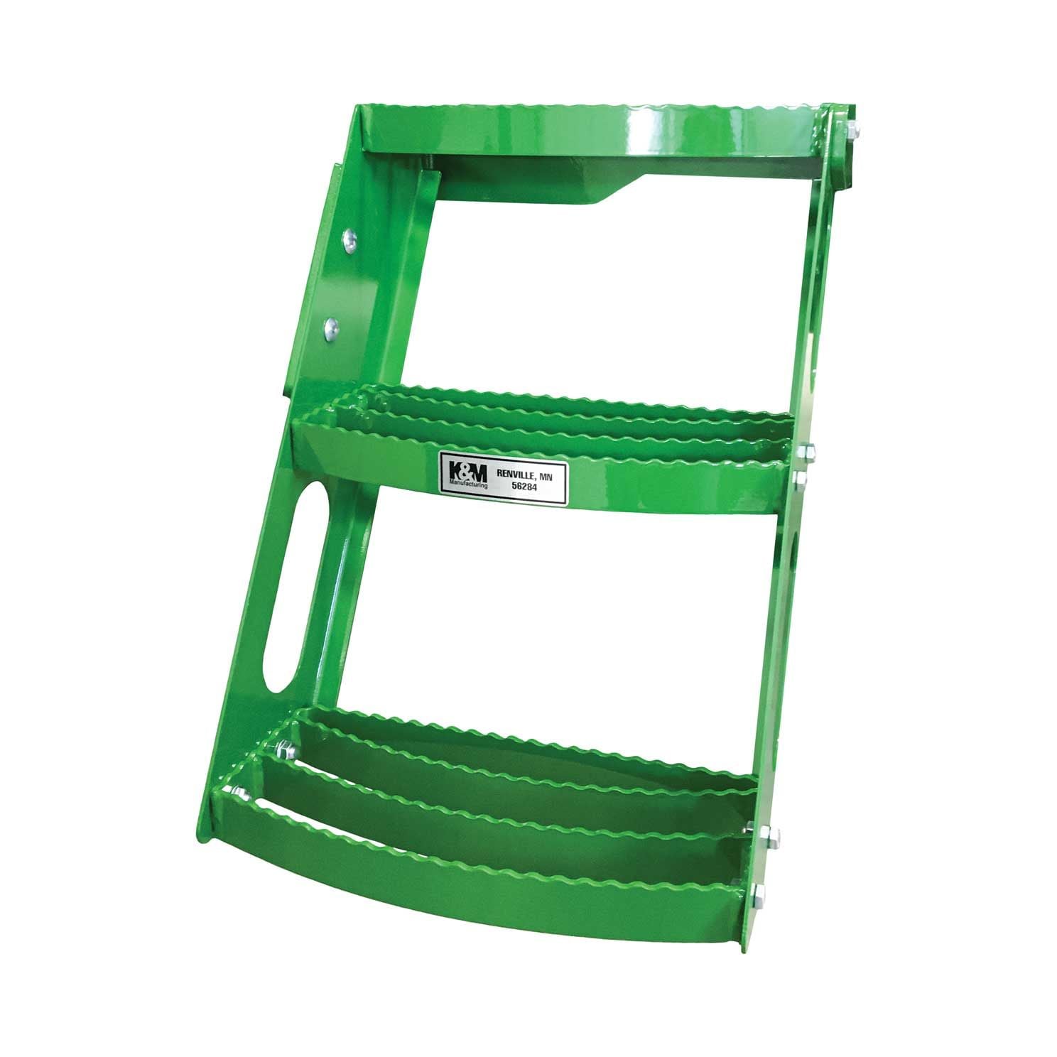 3436 K&M Tractor Step Kit with handrail fits John Deere