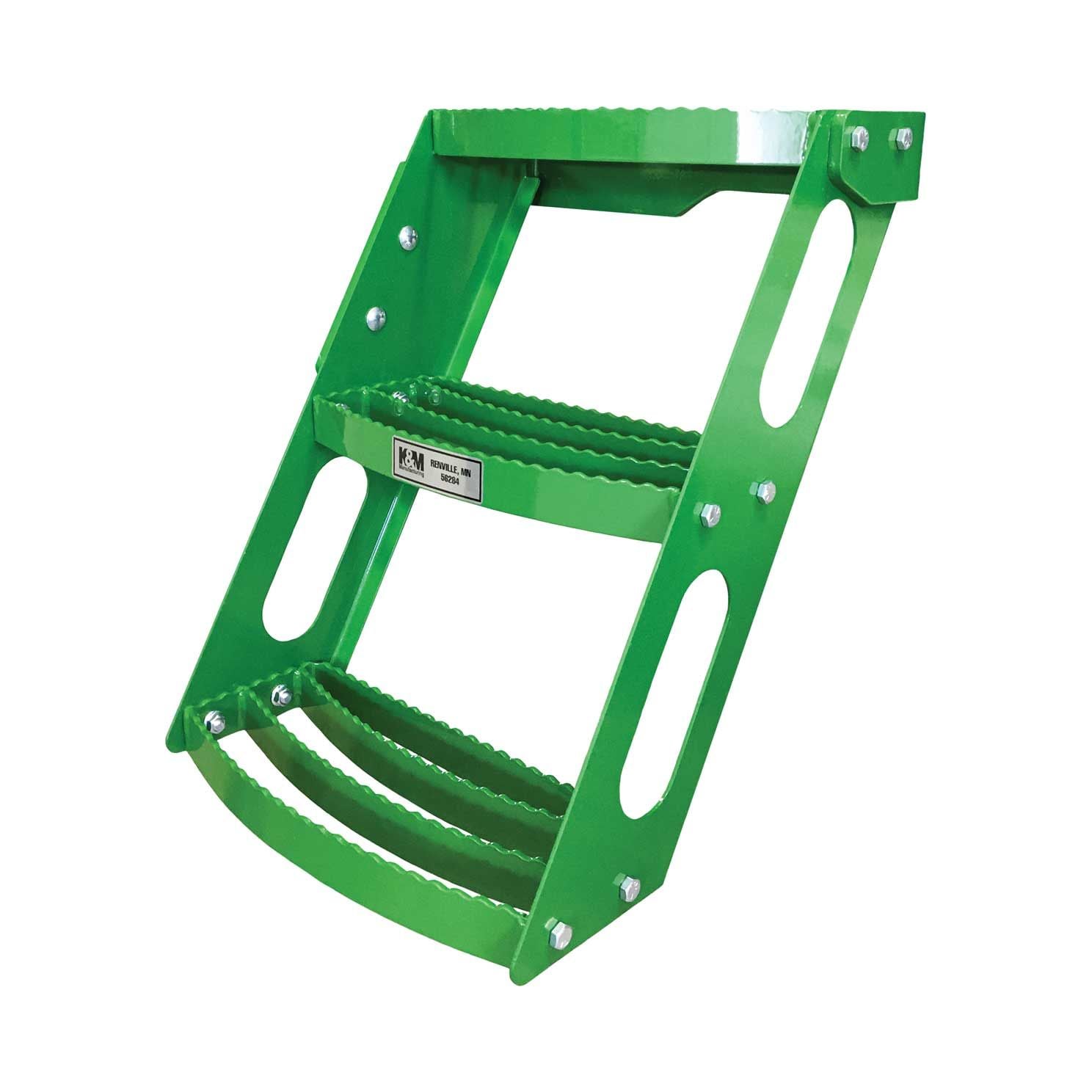 3436 K&M Tractor Step Kit with handrail fits John Deere