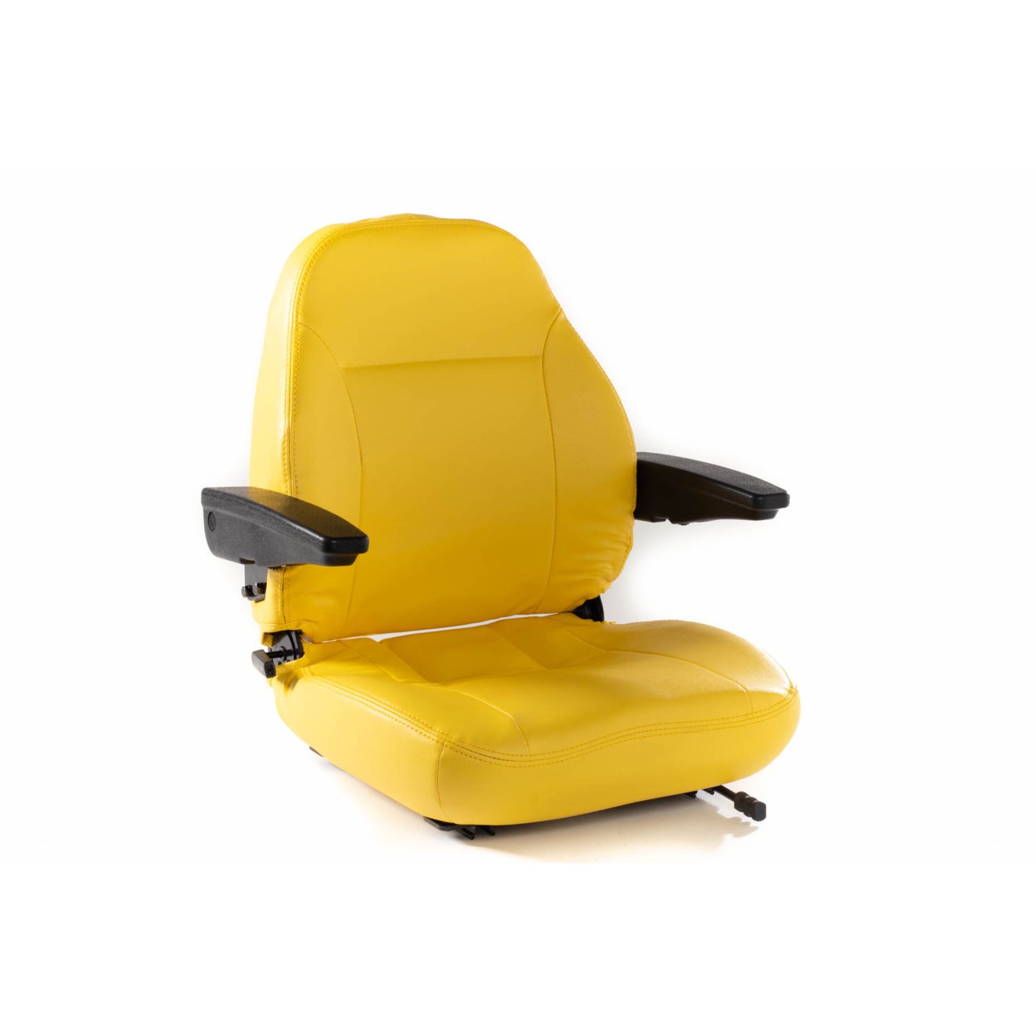 Black Talon High Back Zero Turn Mower Seat with Armrests 440002YE