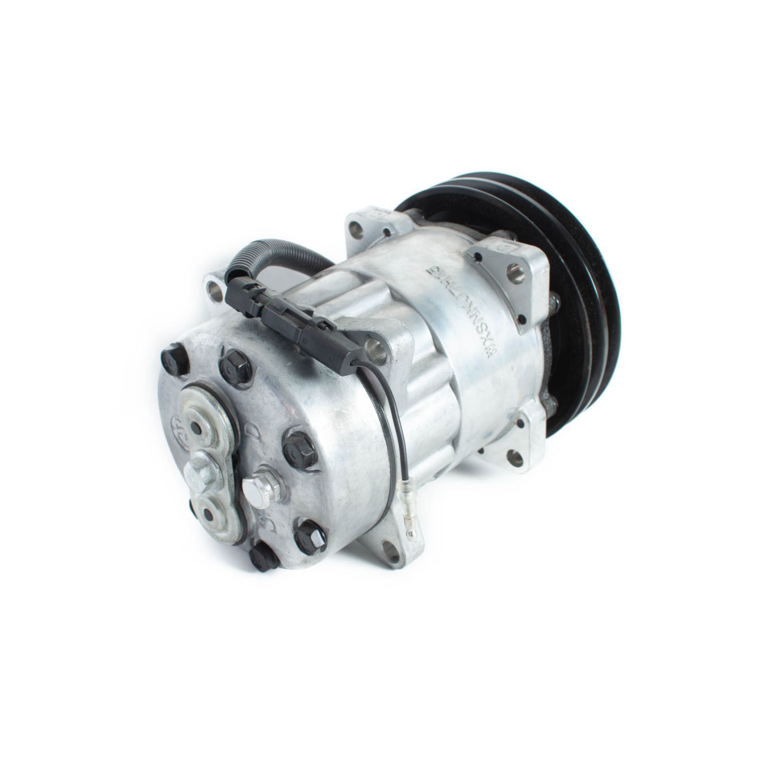Sanden A/C Compressor SD7H15 FLX7, 6" 2 Groove Clutch, GM Pad Mount, 12V