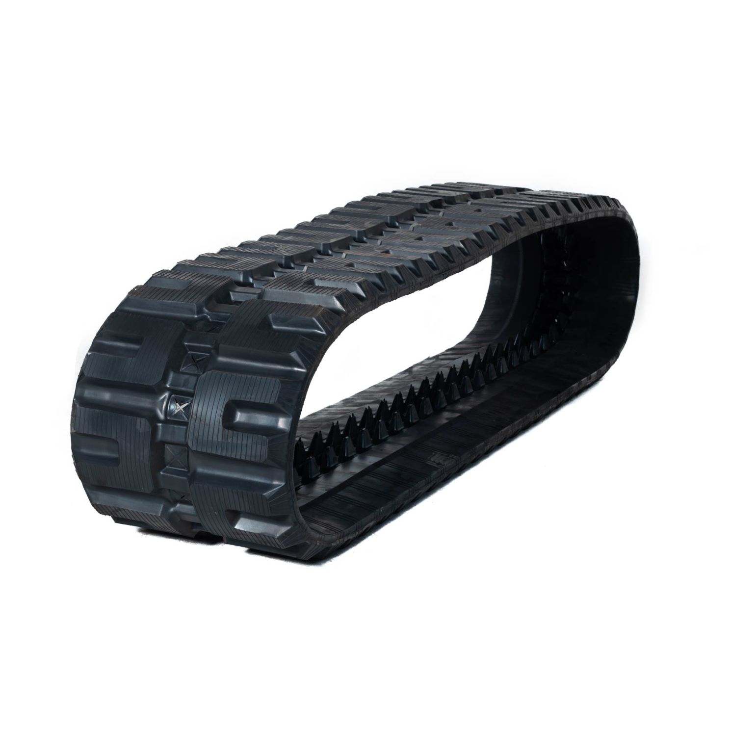 T445525 Skid Steer Rubber 18" Staggered C Block Track fits John Deere 450x86x56