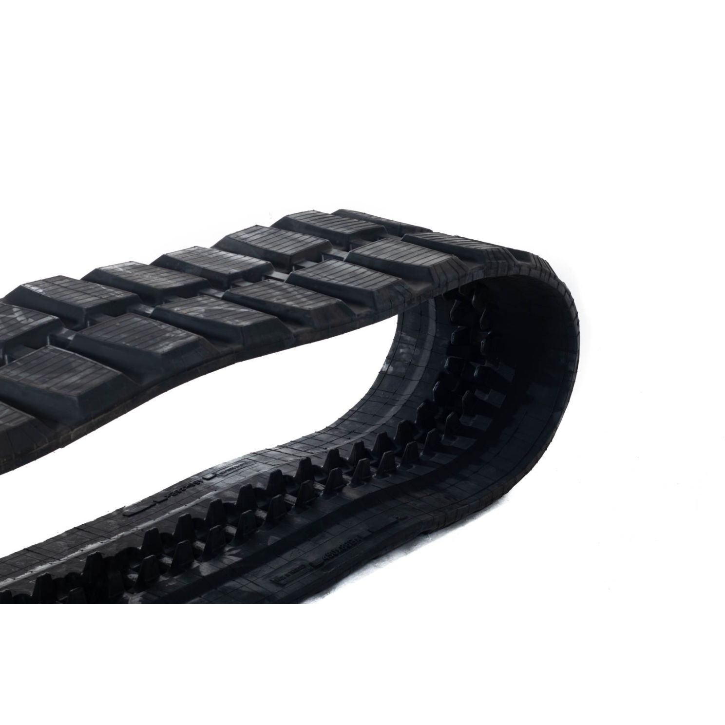 T145521 Skid Steer Rubber 18" Staggered Solid Block Track fits John Deere 450x86x58