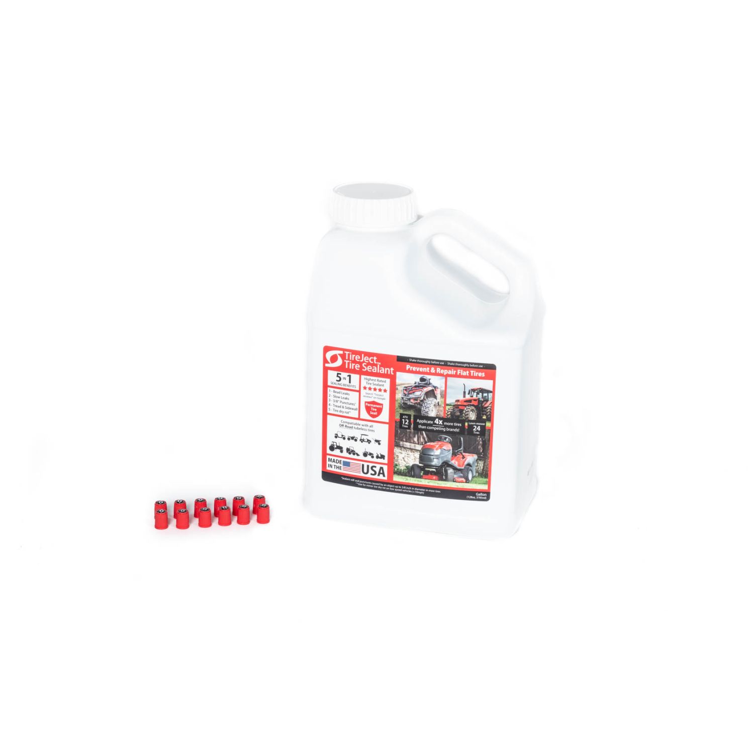 TireJect Off-Road Tire Sealant 1 Gallon Jug Only