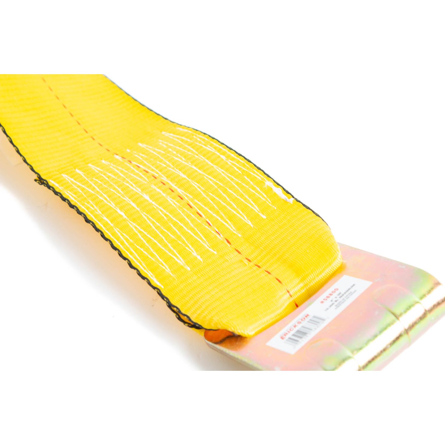 Erickson Yellow 4" x 30' Winch Strap with Flat Hook 58800