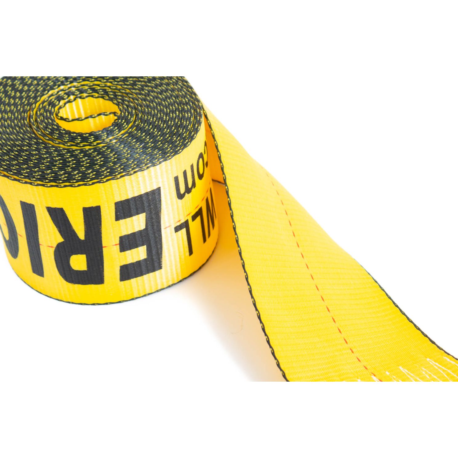 Erickson Yellow 4" x 30' Winch Strap with Flat Hook 58800