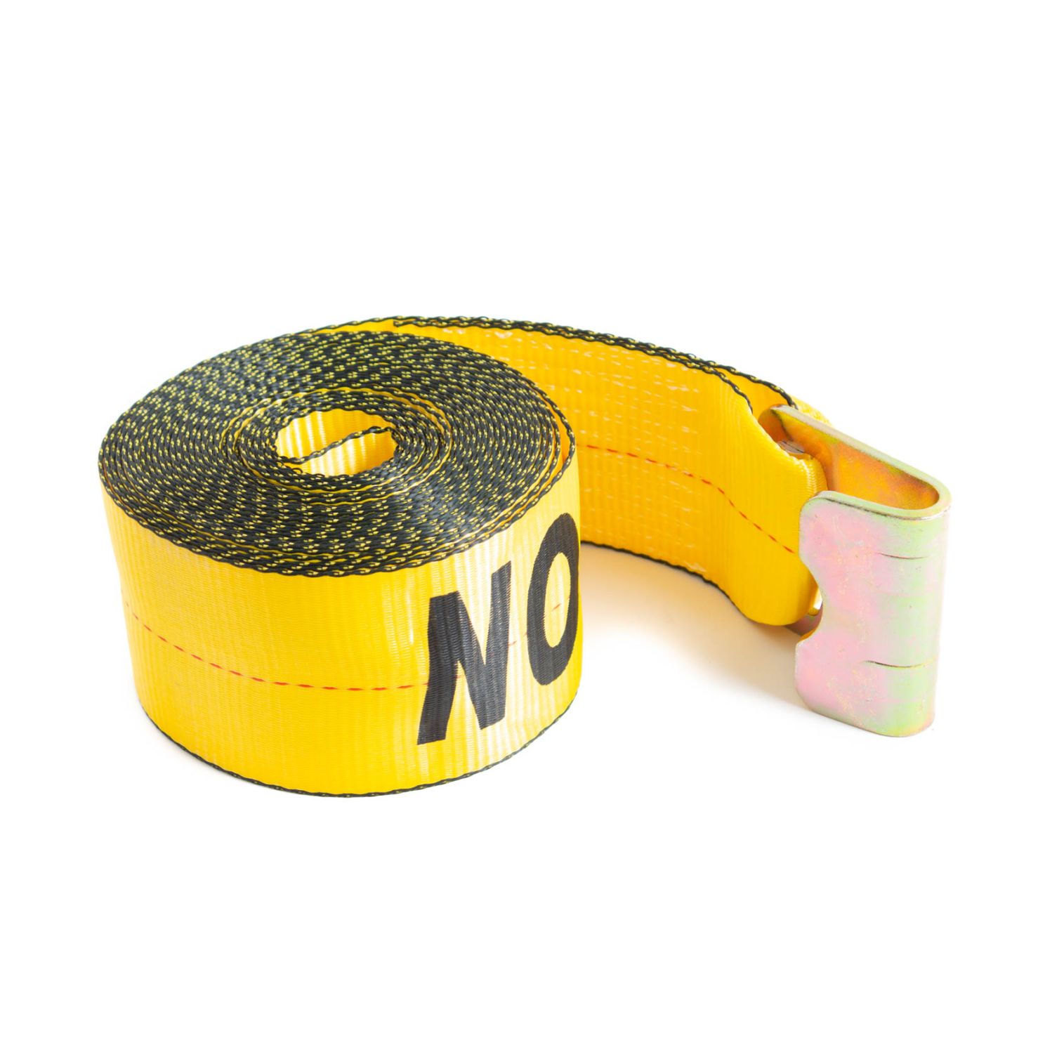 Erickson Yellow 4" x 30' Winch Strap with Flat Hook 58800