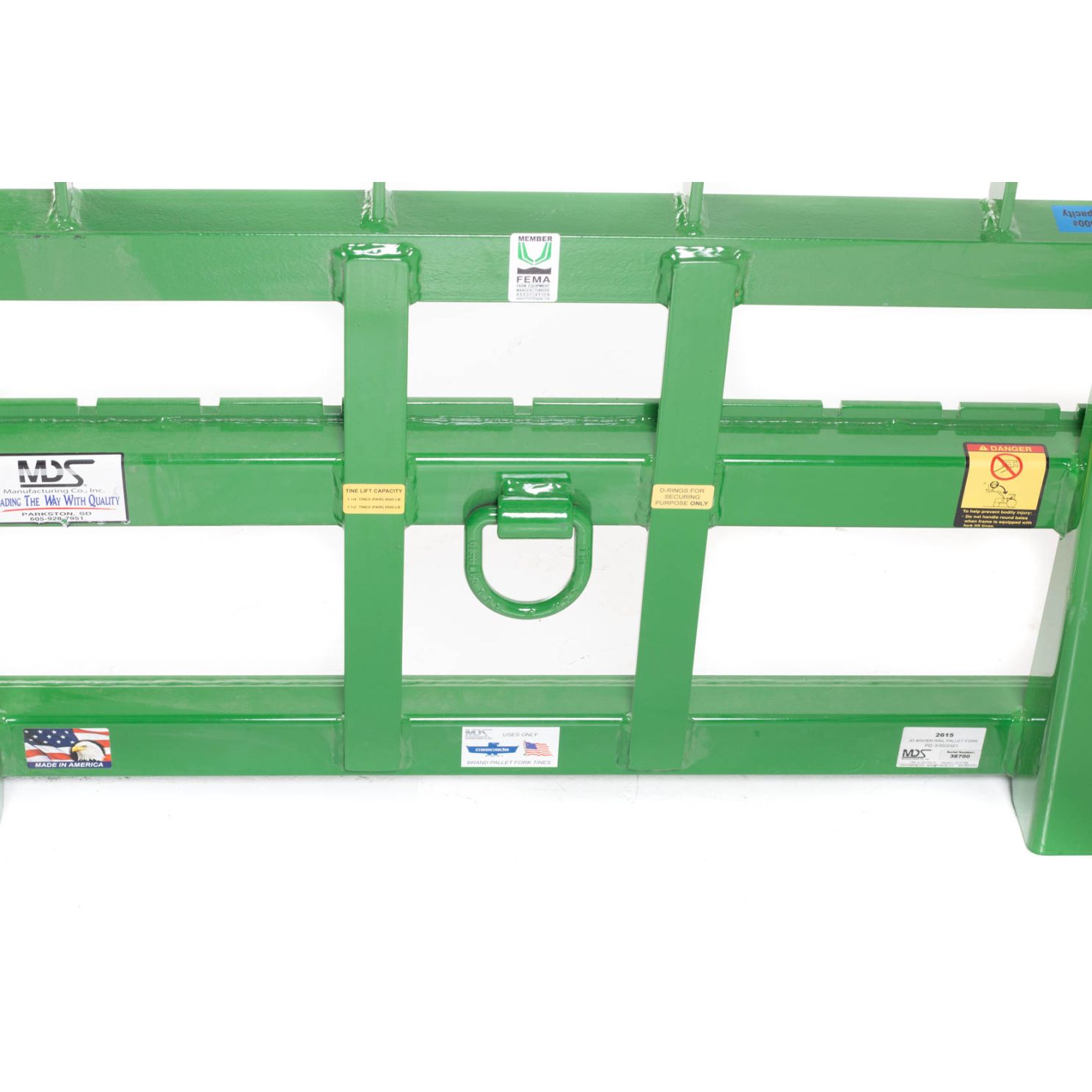 MDS 2615-1248 Tractor Loader Pallet Forks fits John Deere