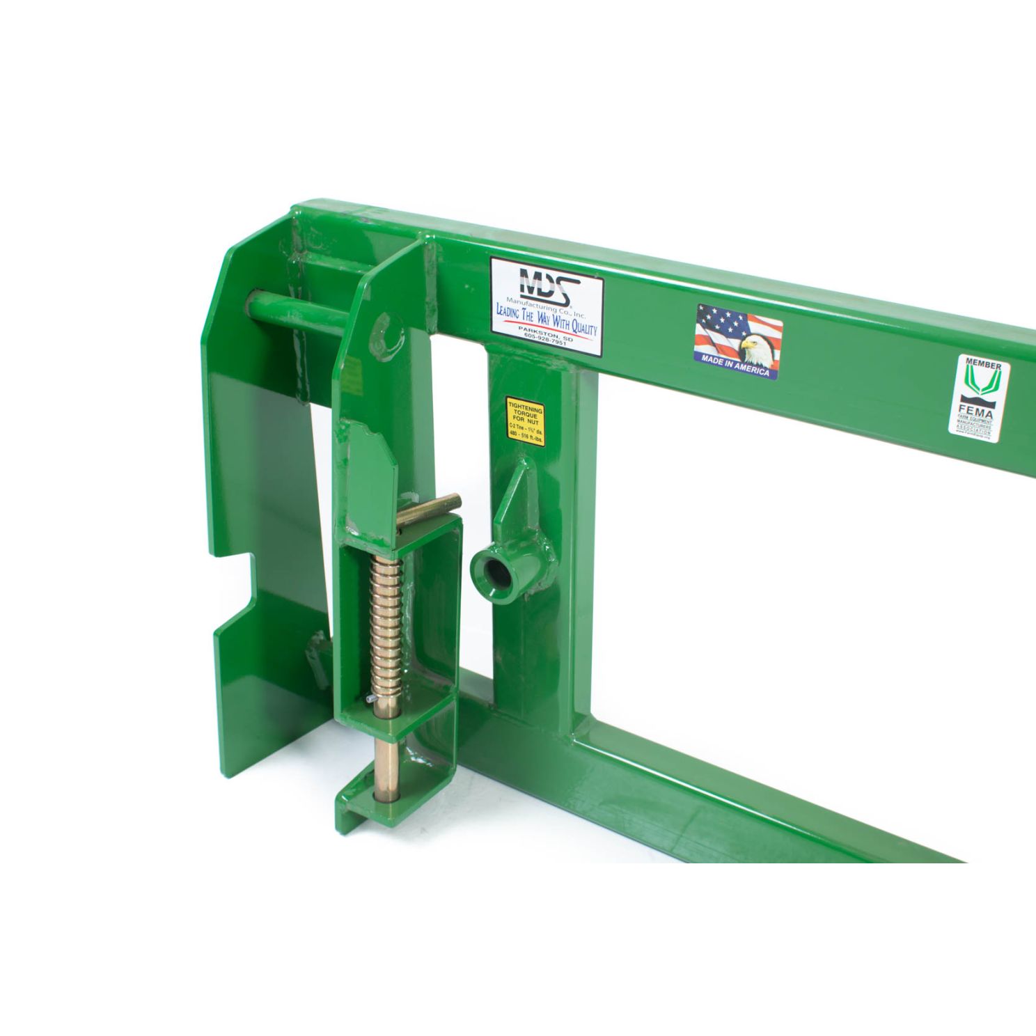 MDS 2802 Double Tine Round Bale Hay Spear fits John Deere